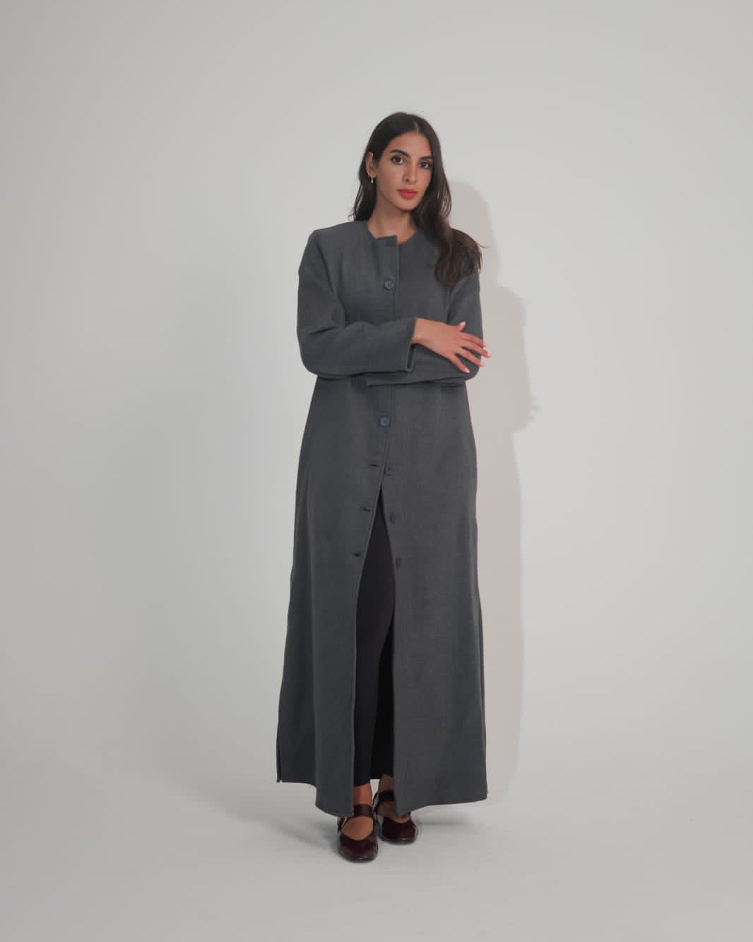 Full Button Long Jacket