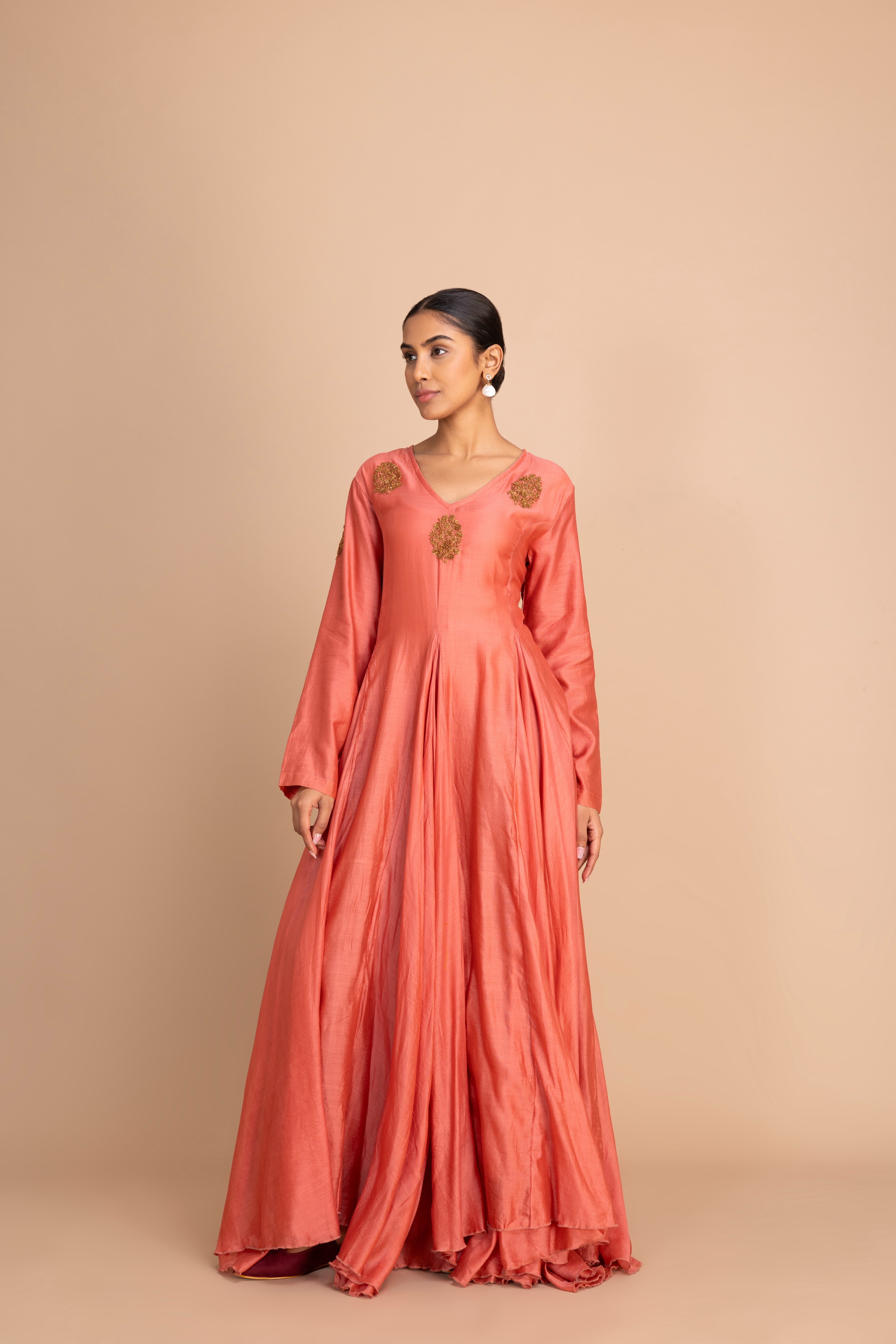 EMBROIDERY 2KLOSH FADED ROSE PERSIAN