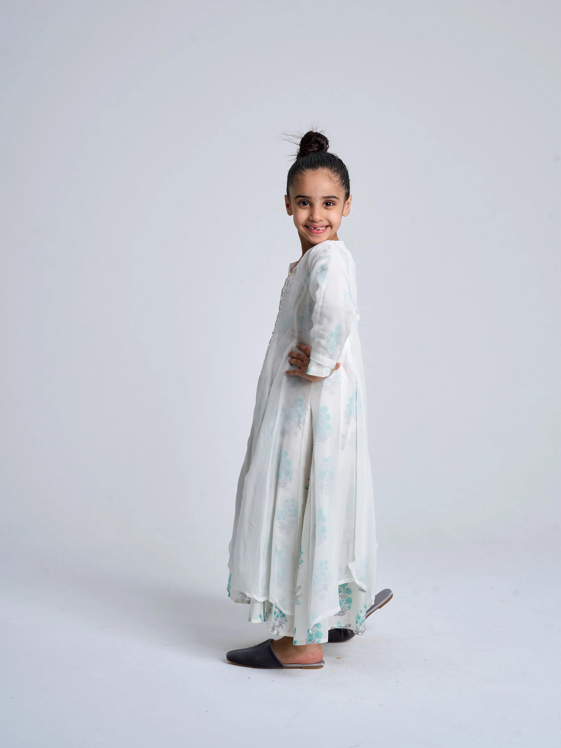 Kids 7 Double Button Dress 13C SAHARA