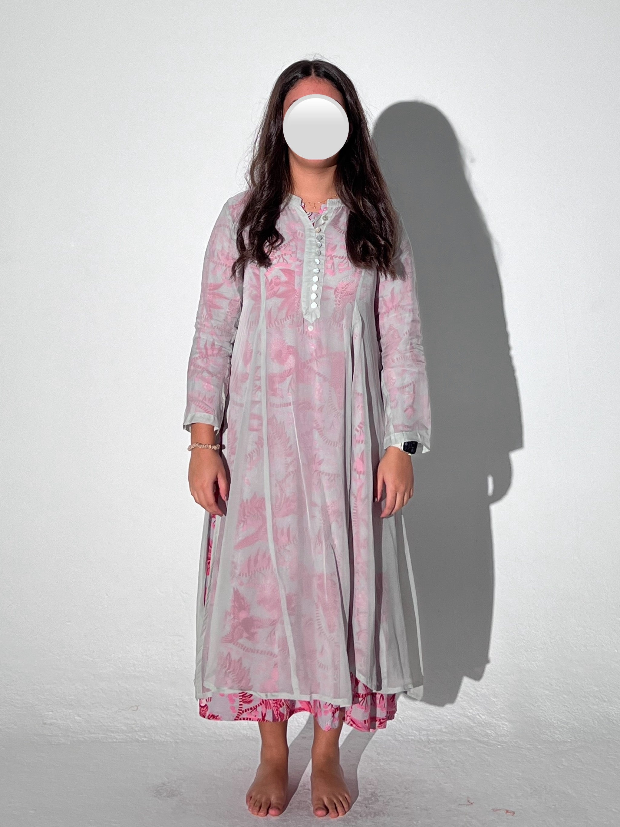 Kids 7 Double Button Dress 15B SAHARA