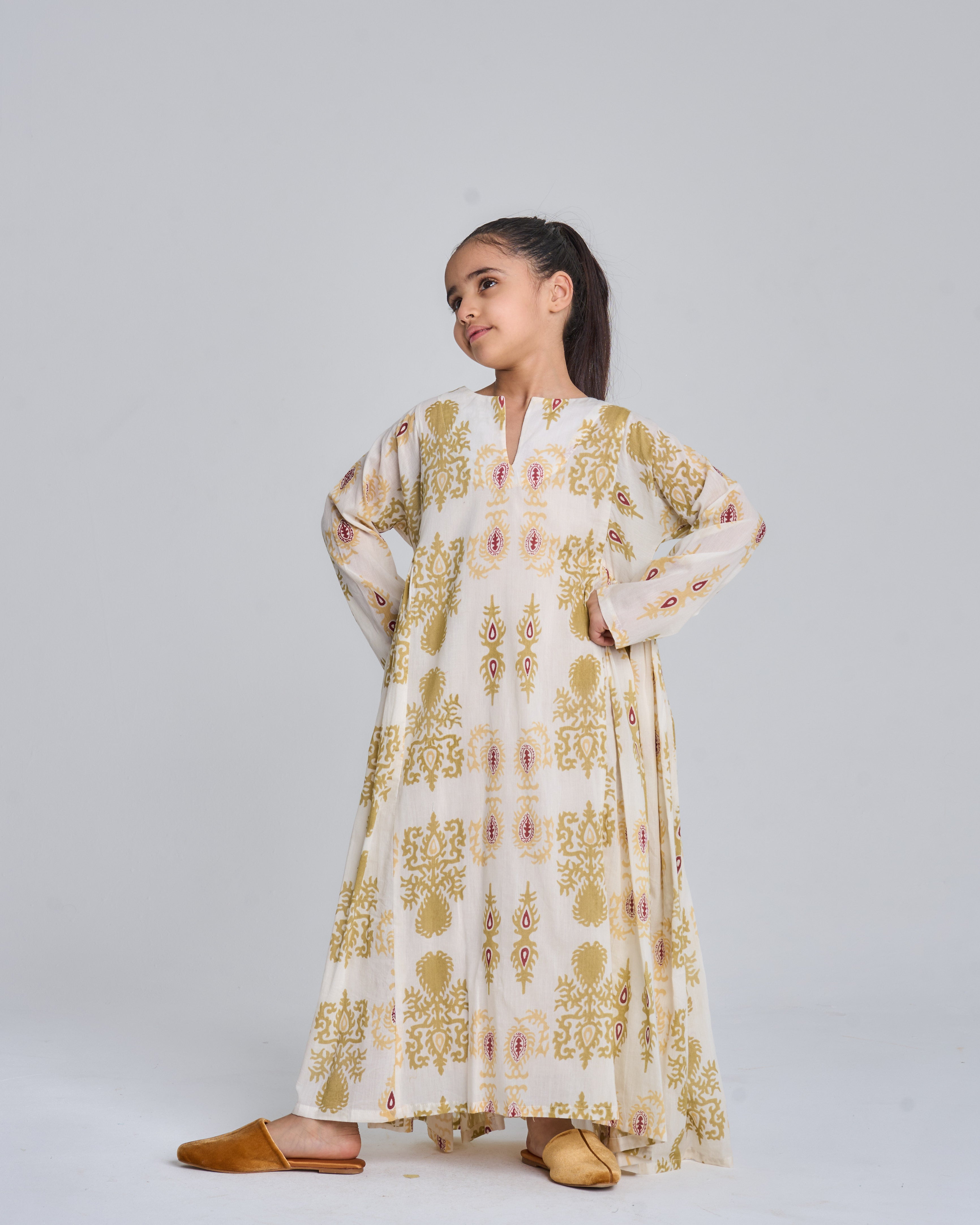 Kids 7-side pleats 17C