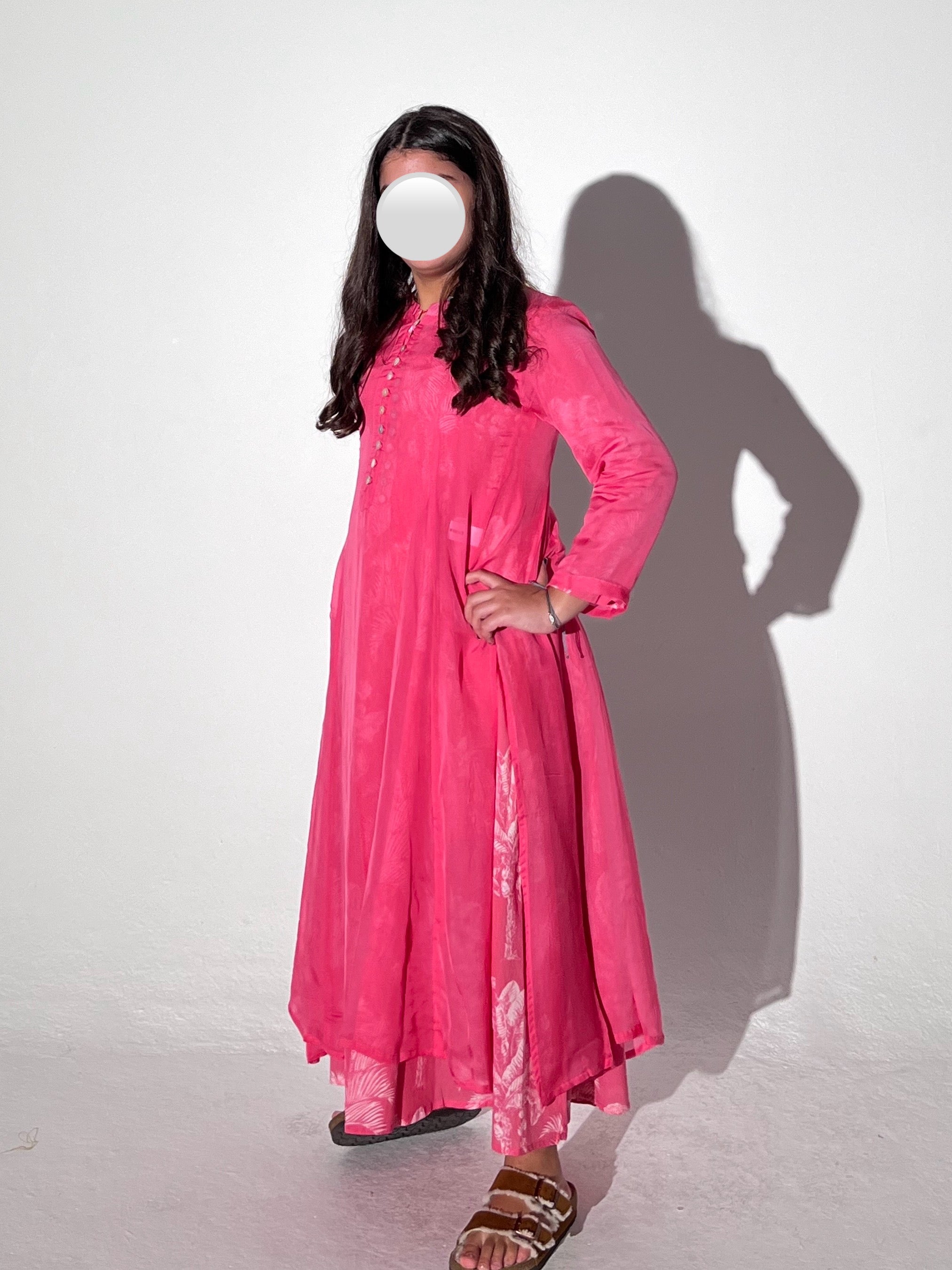 Kids 7 Double Button Dress 4A SAHARA