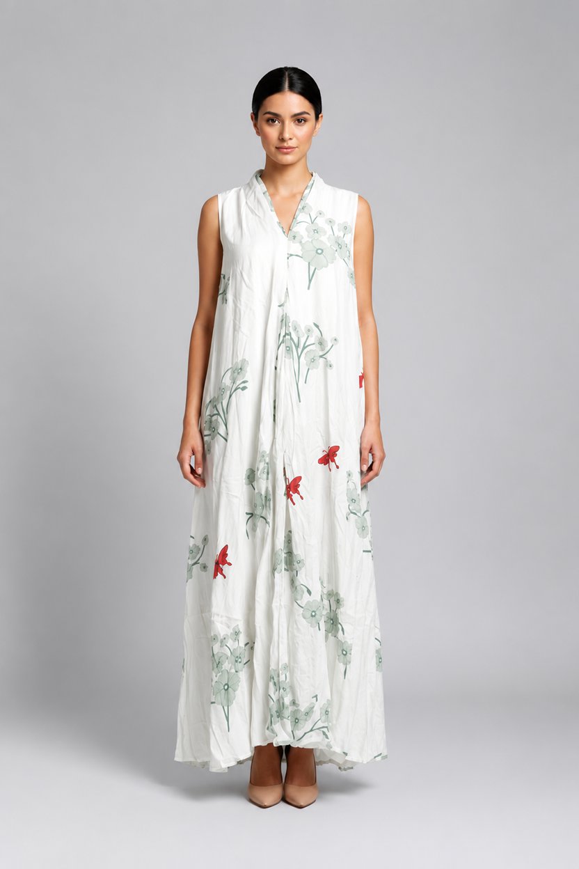5 Silk Middle Cut Sleeveless 9B