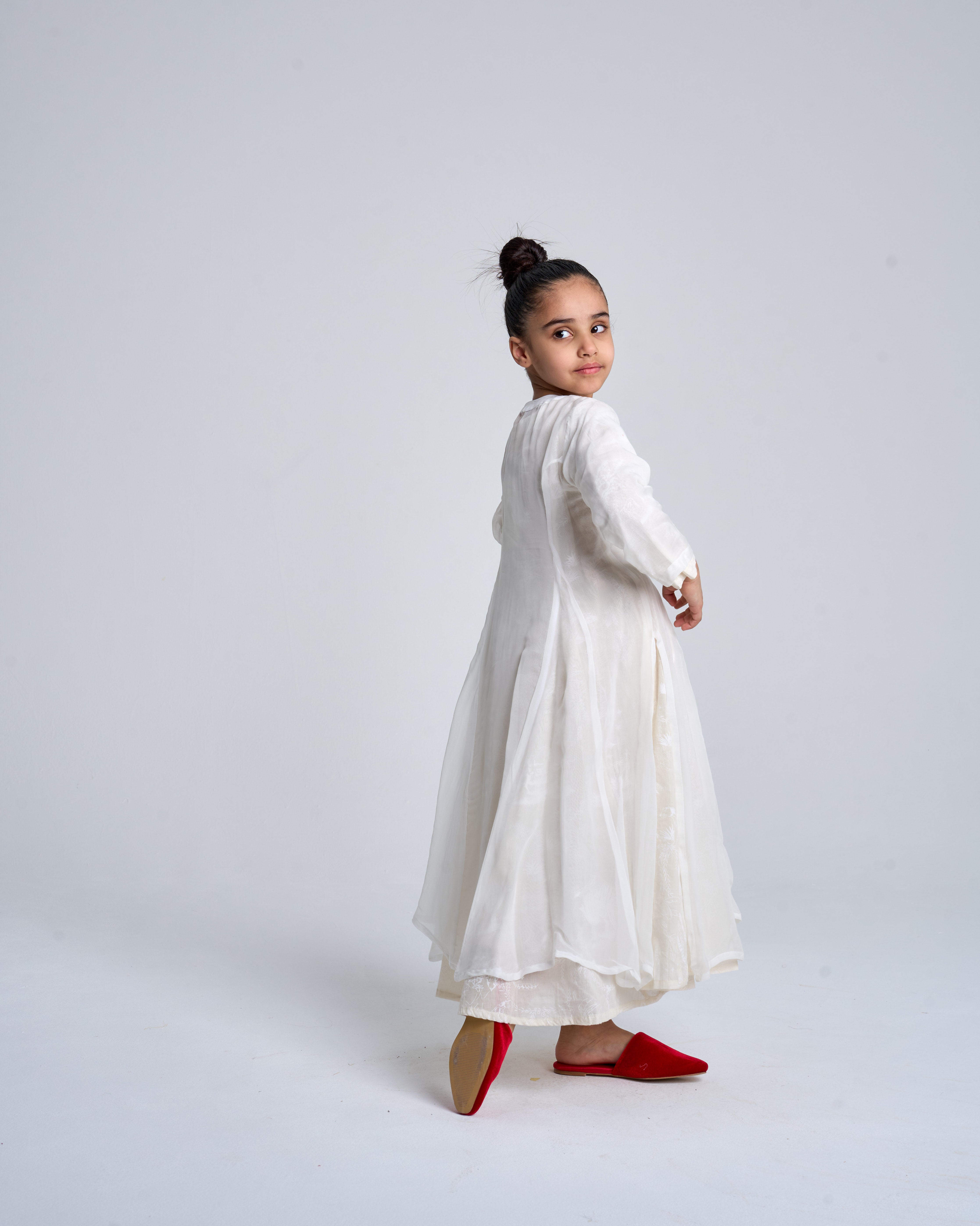 Kids 7 Double Button Dress 10C SAHARA