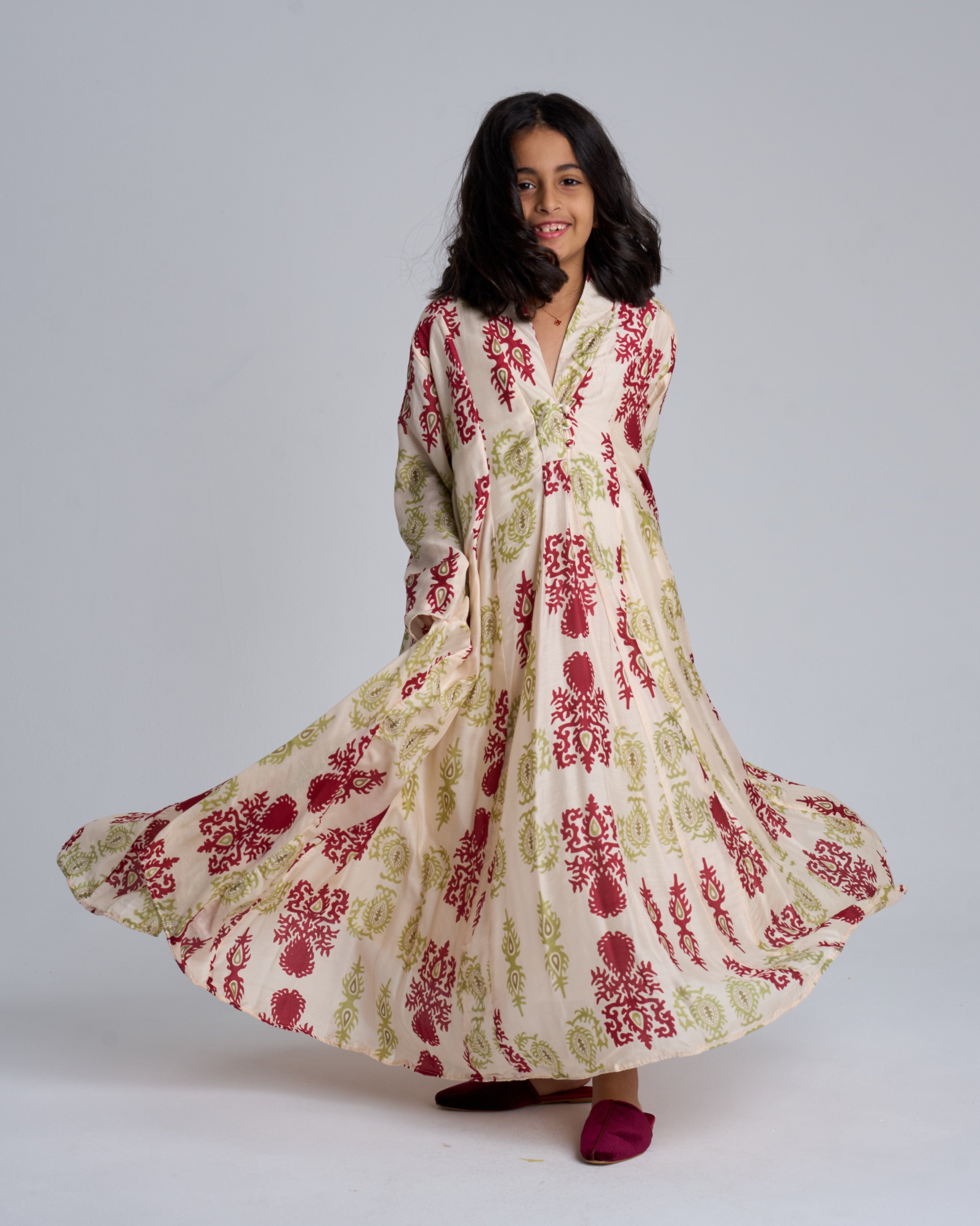 Kids 3-Curly hem LONG SLEEVES 17B