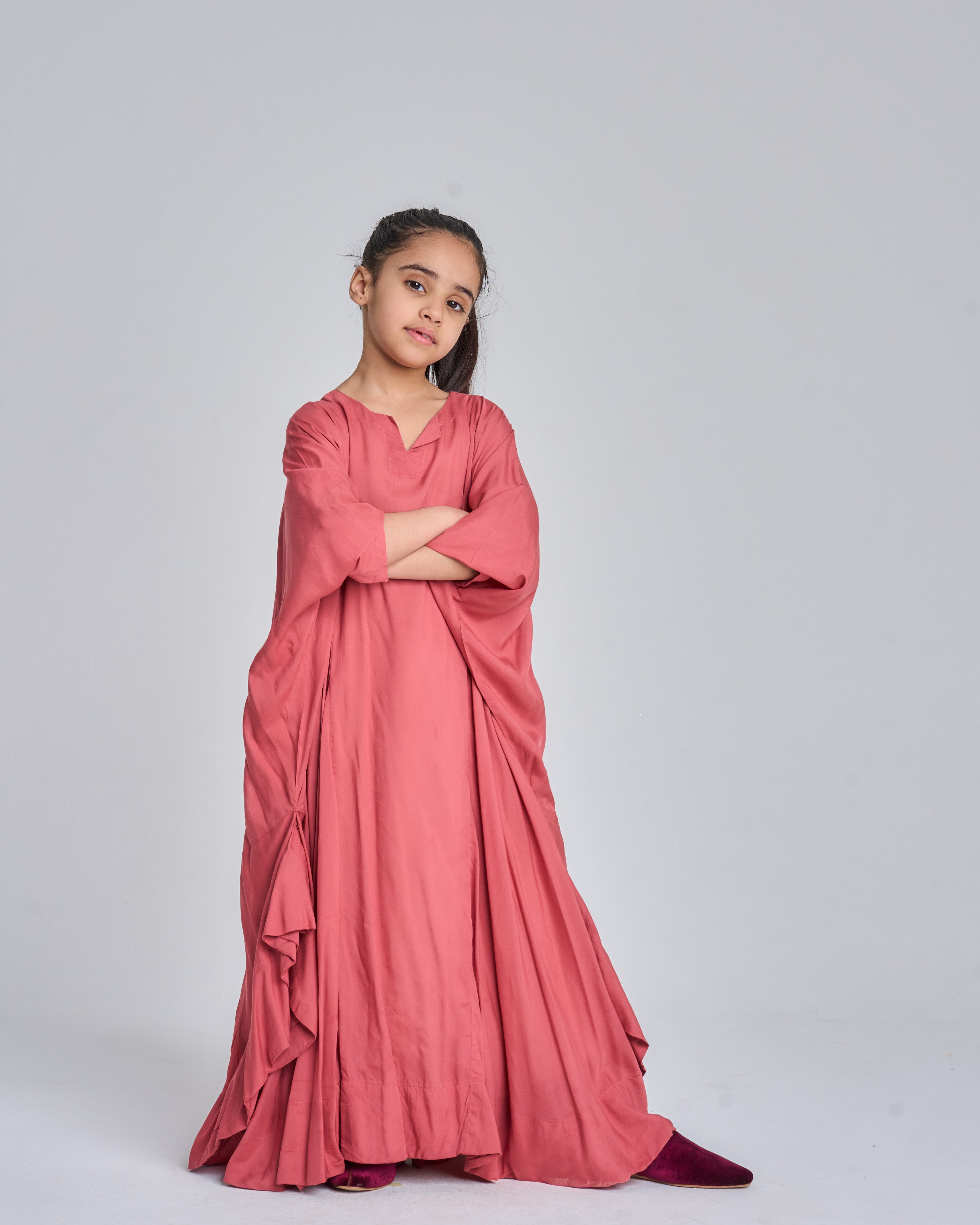 KIDS 3WIDE BOTTOM FADED ROSE PERSIAN