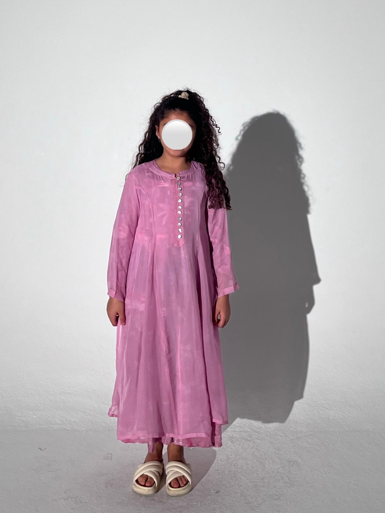 Kids 7 Double Button Dress 10B SAHARA