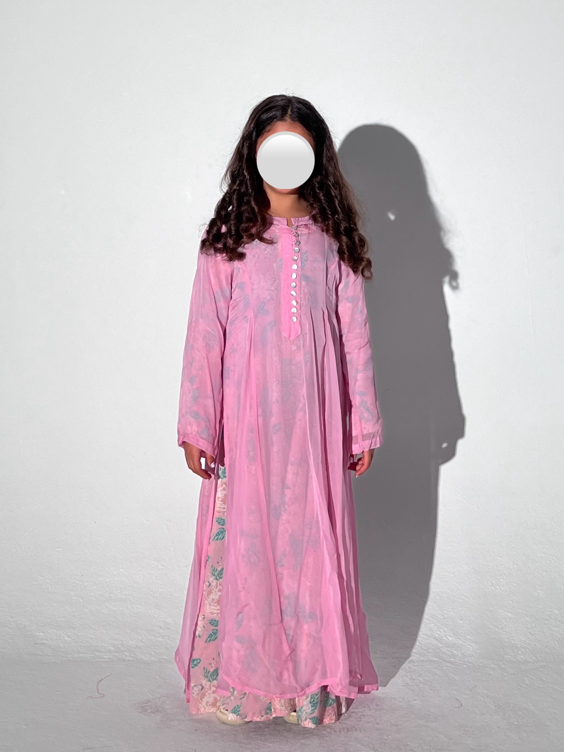 Kids 7 Double Button Dress 1B SAHARA