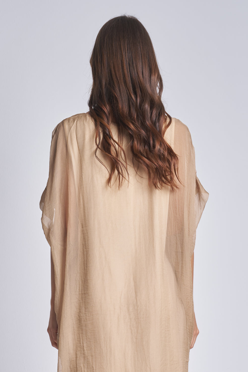 SILK DRESS WITH COTTON LINING