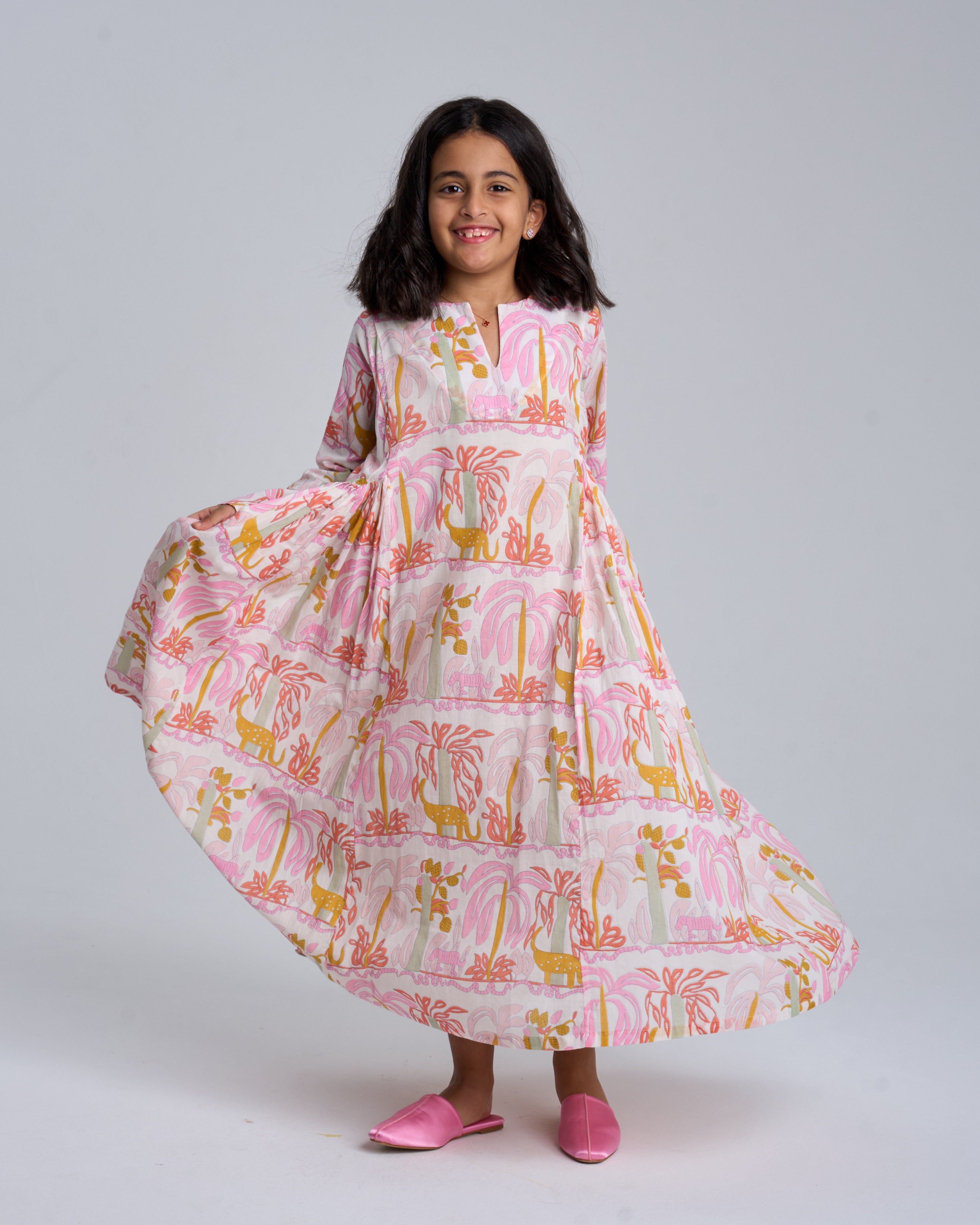 Kids 7-side pleats 8C