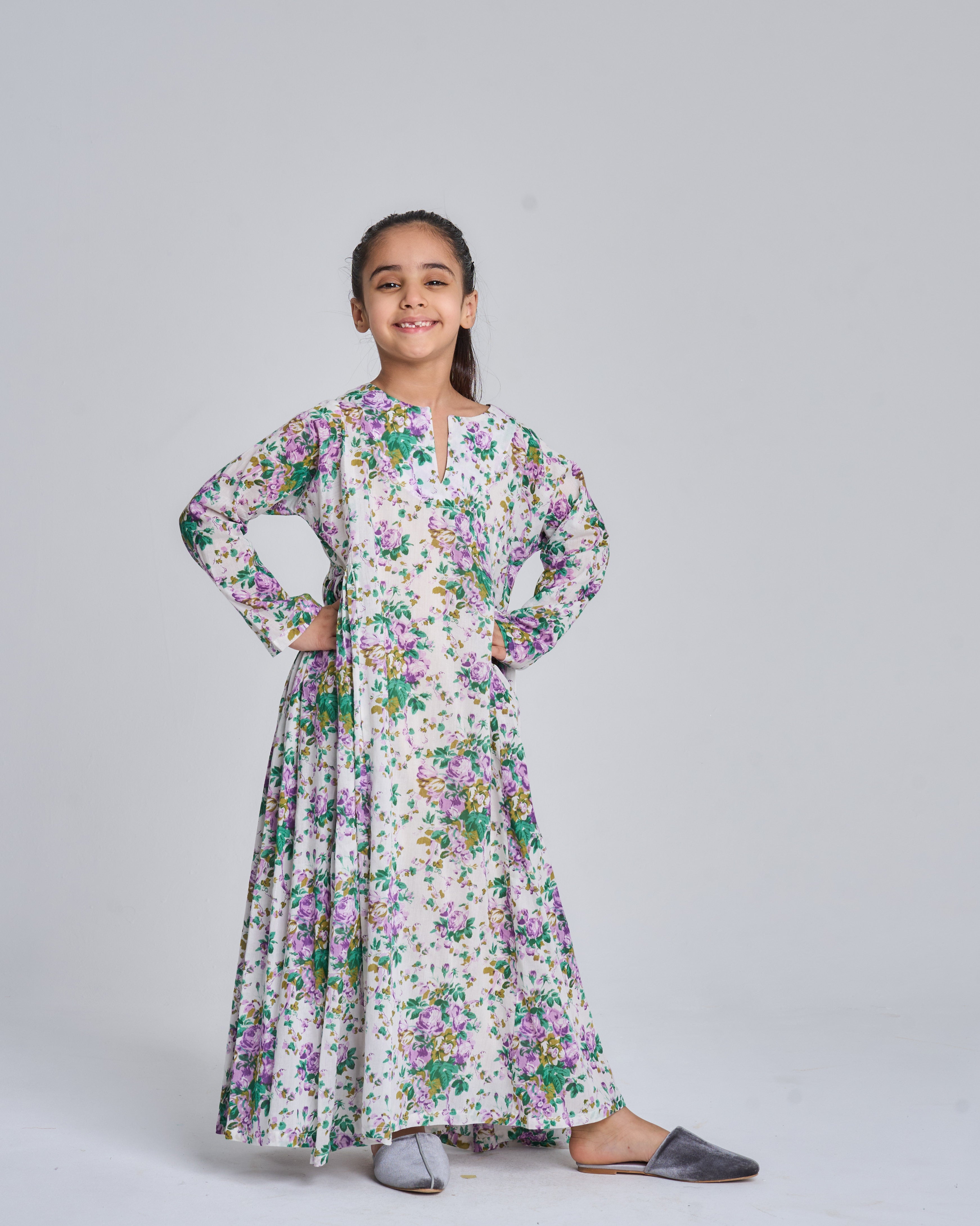 Kids 7-side pleats 21C