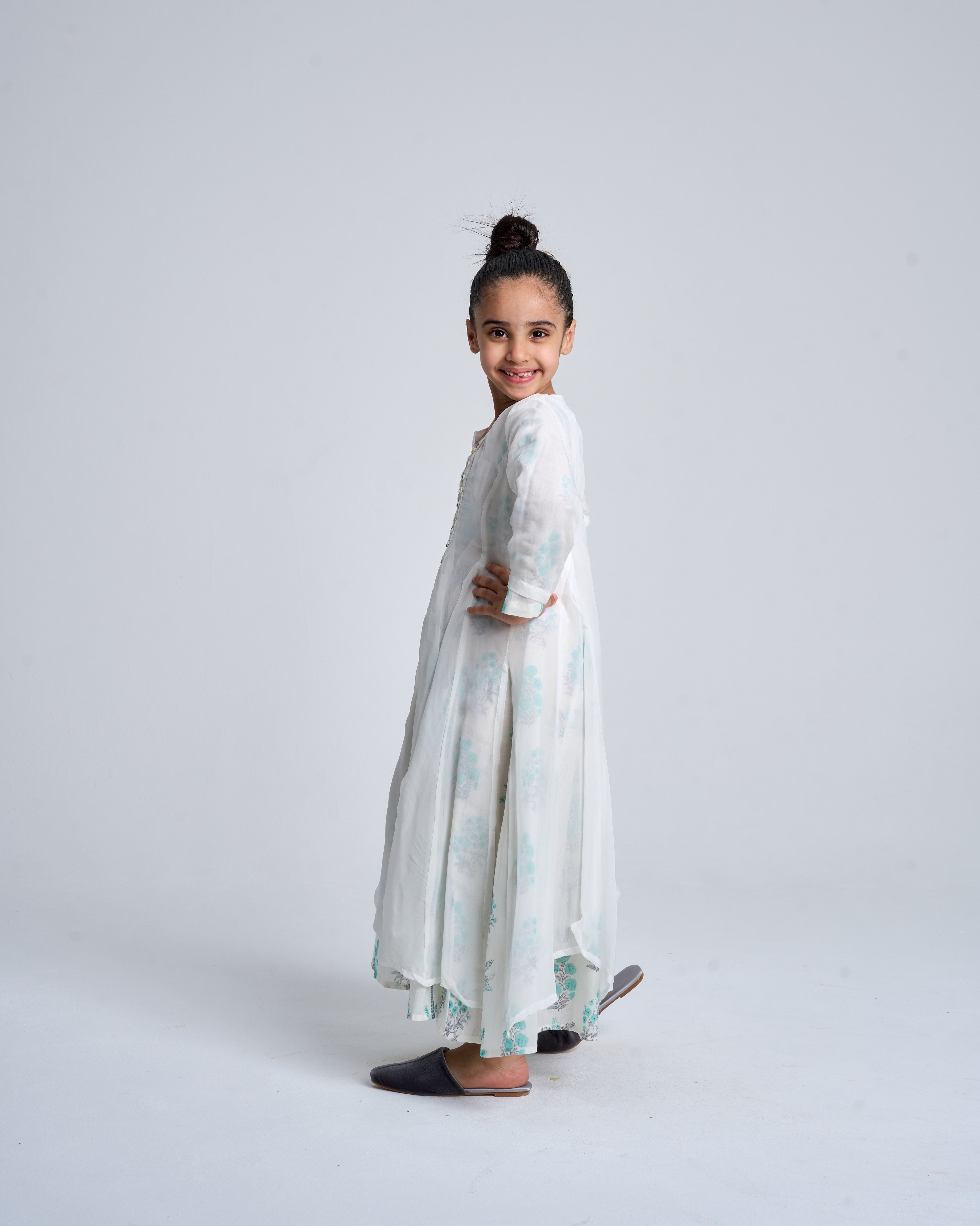 Kids 7 Double Button Dress 13C SAHARA