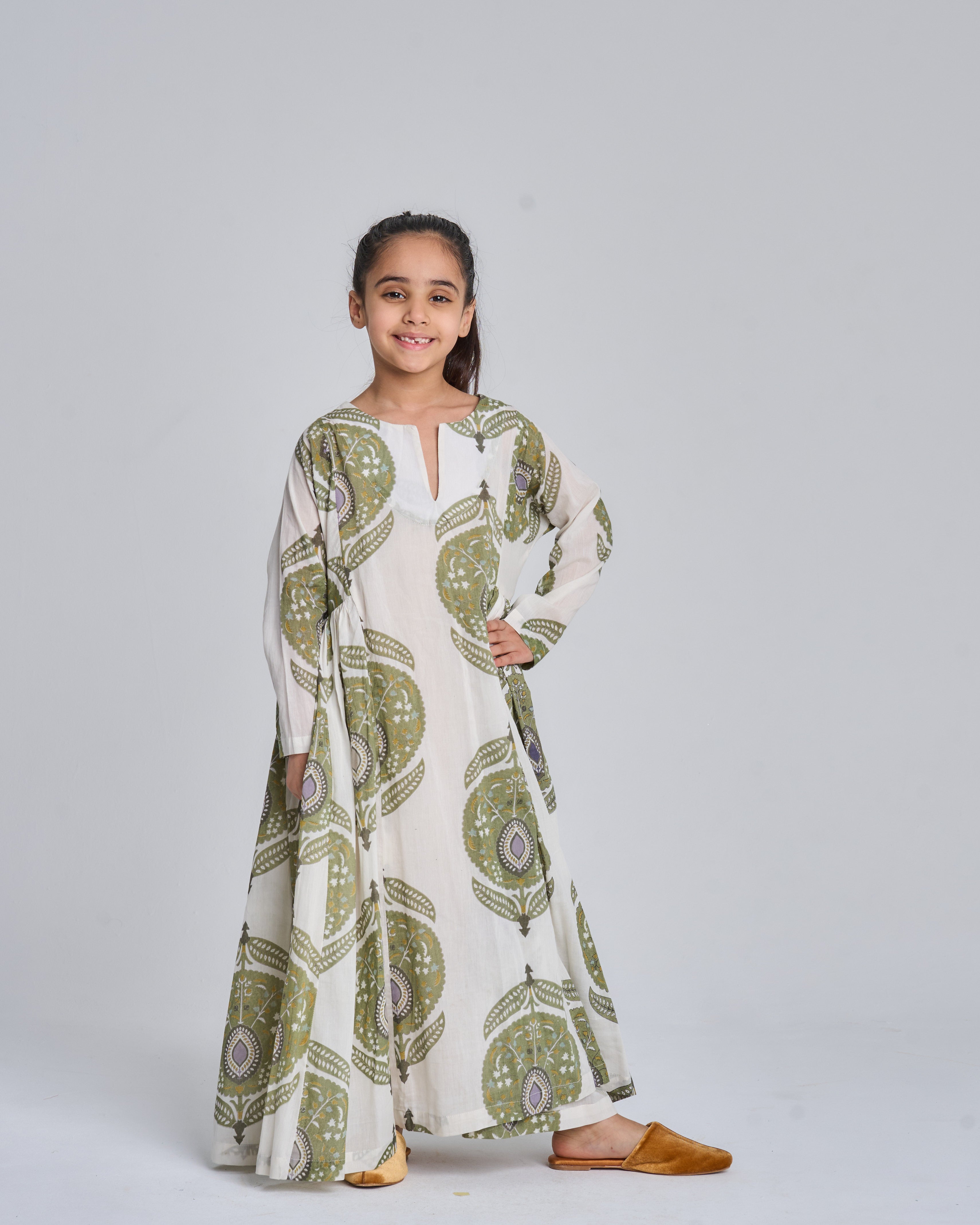 Kids 7-side pleats 15C