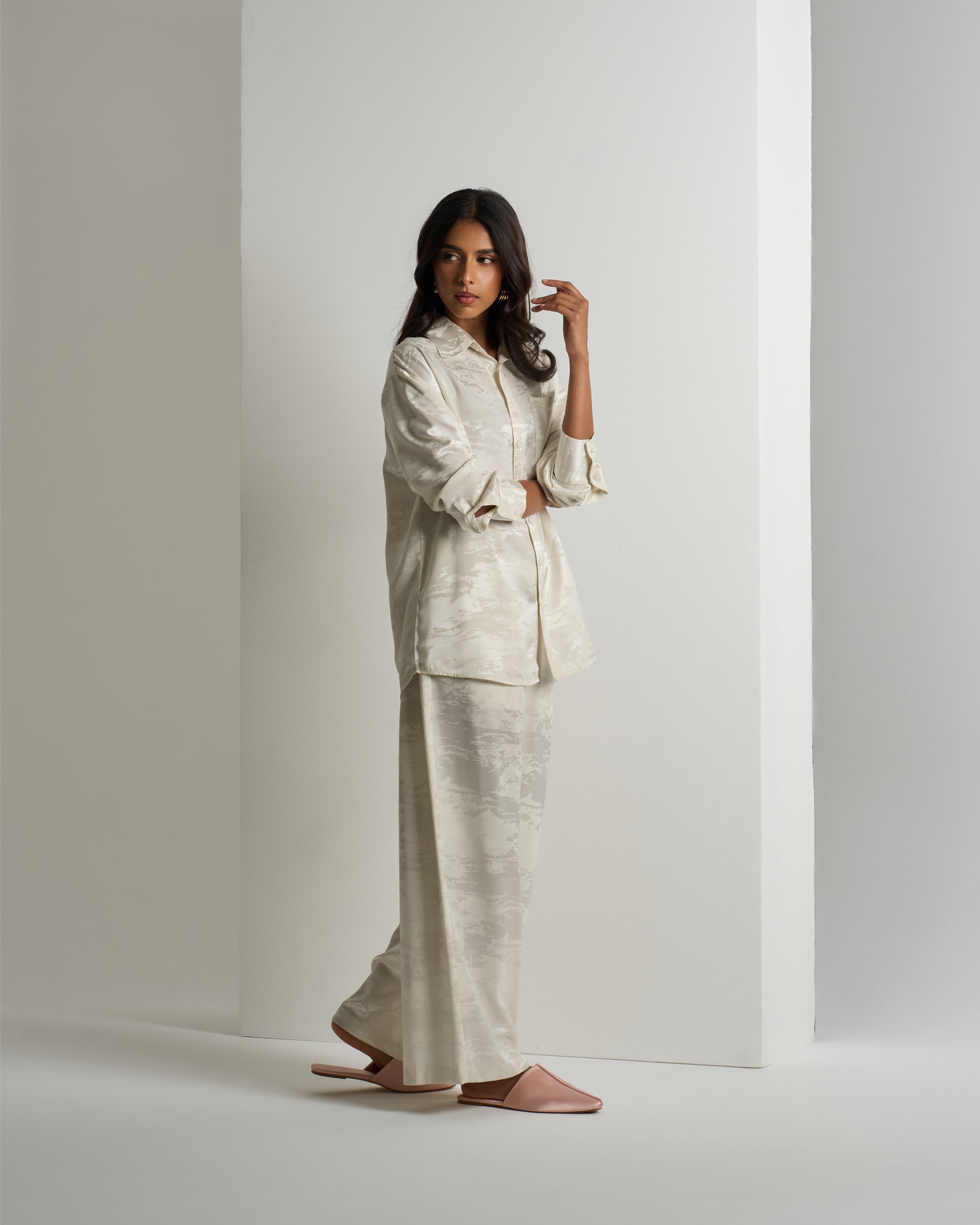 JACQUARD SHIRT AND PANTS