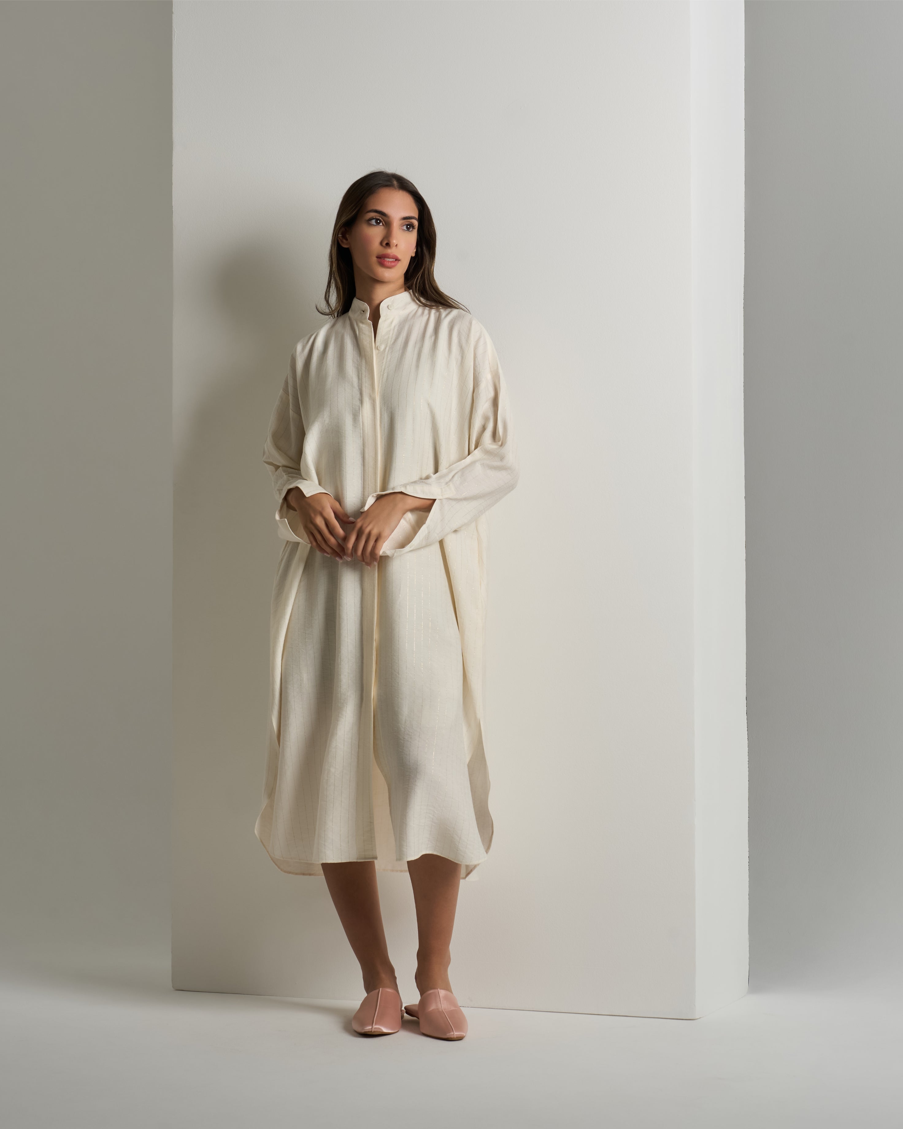 BELTED SHIRT DRESS