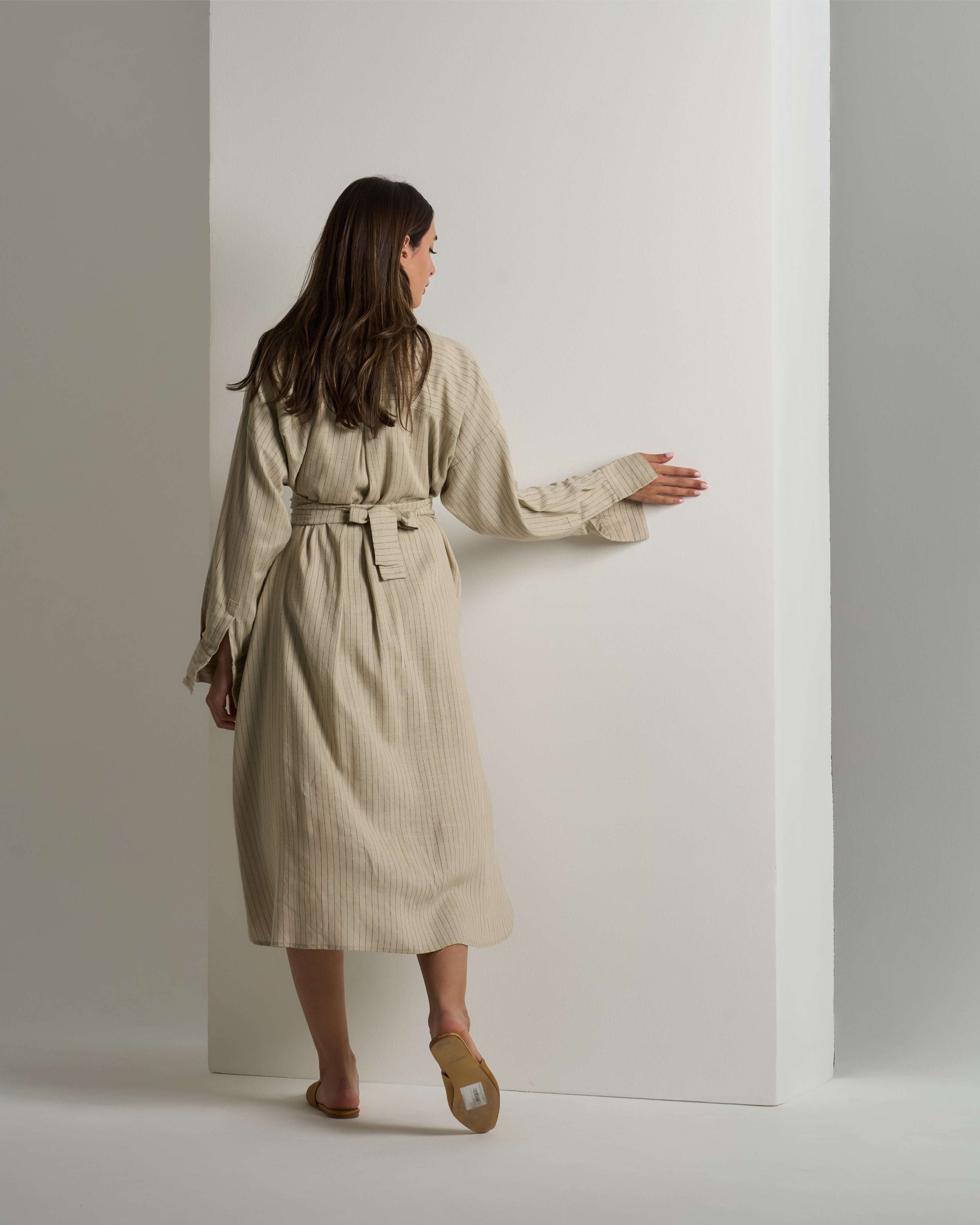 BELTED SHIRT DRESS