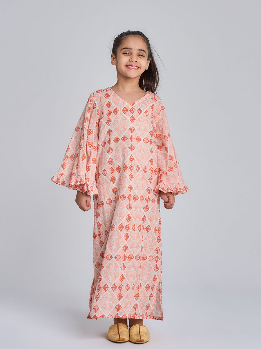 Kids 5 Wide Ruffles 7C SAHARA