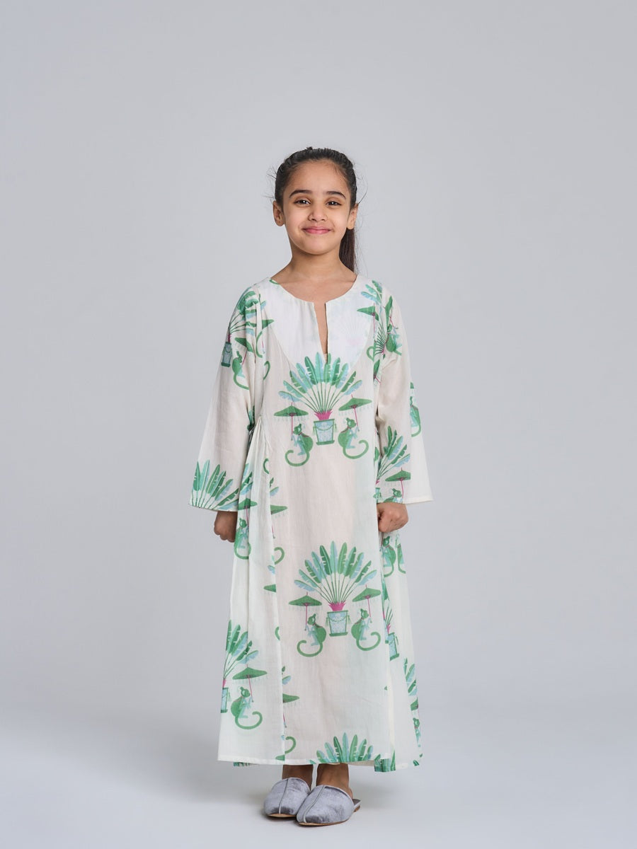 Kids 7-side pleats 1B