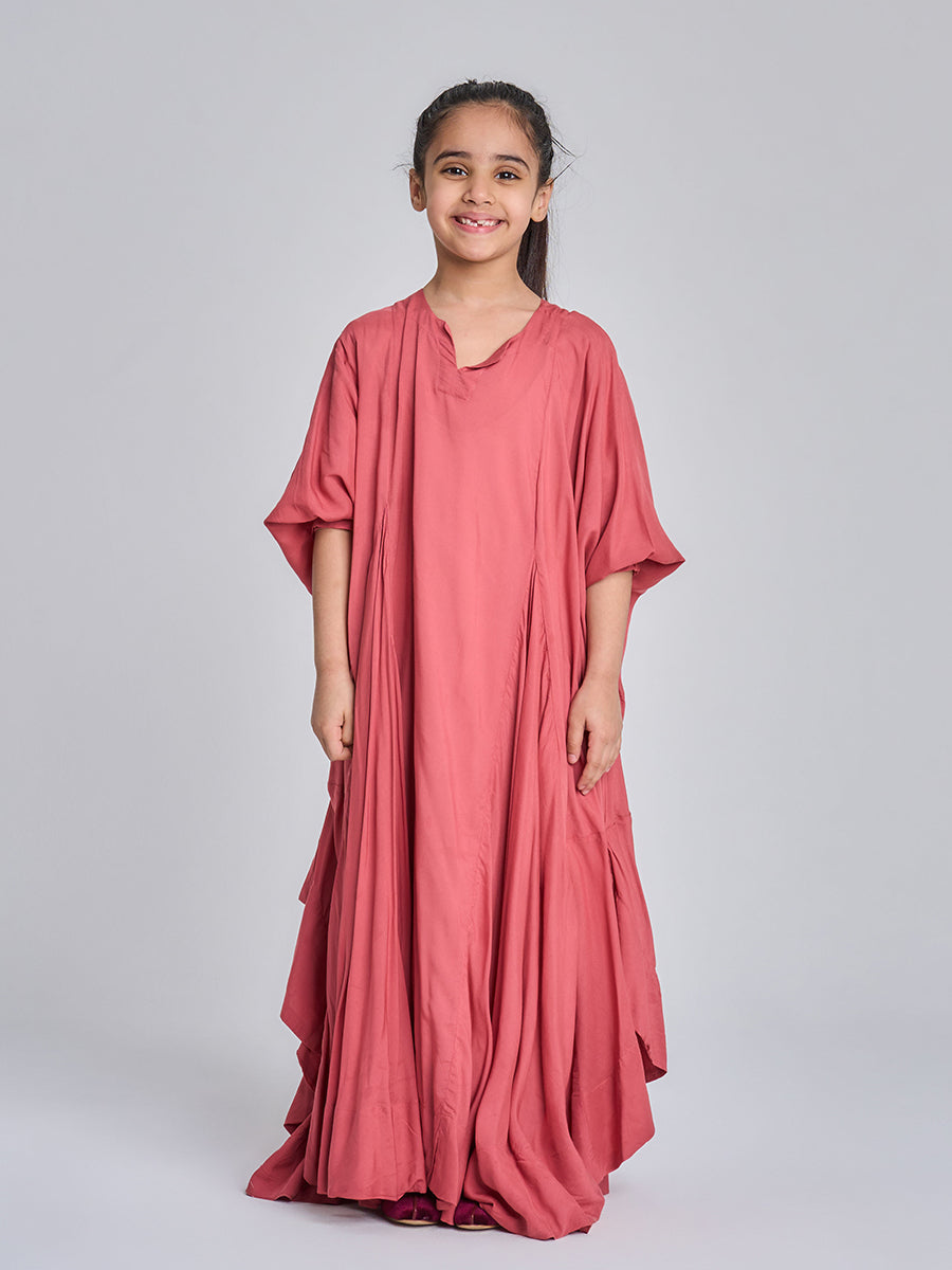 KIDS 3WIDE BOTTOM FADED ROSE PERSIAN