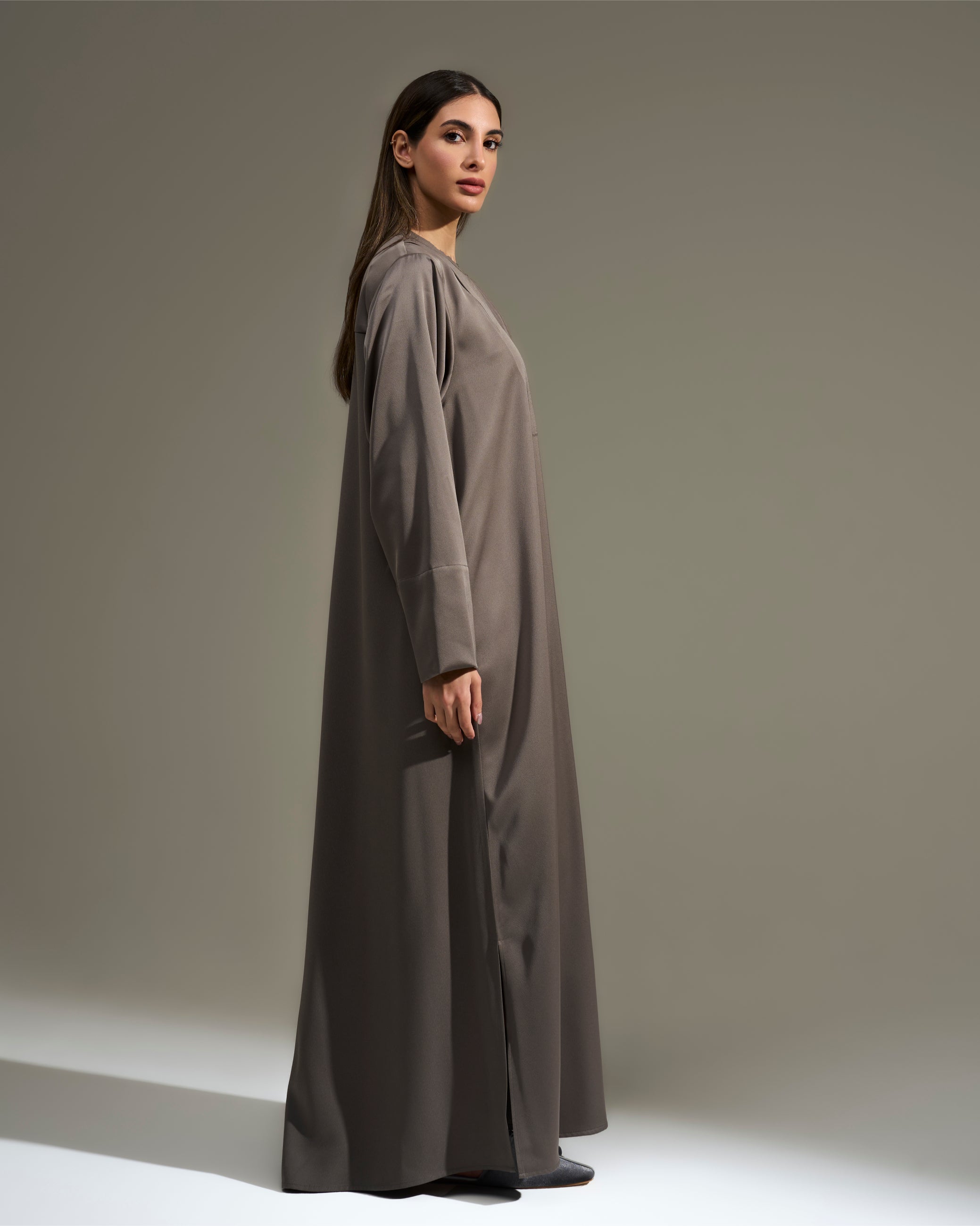 GREEN PINTUCK DRESS