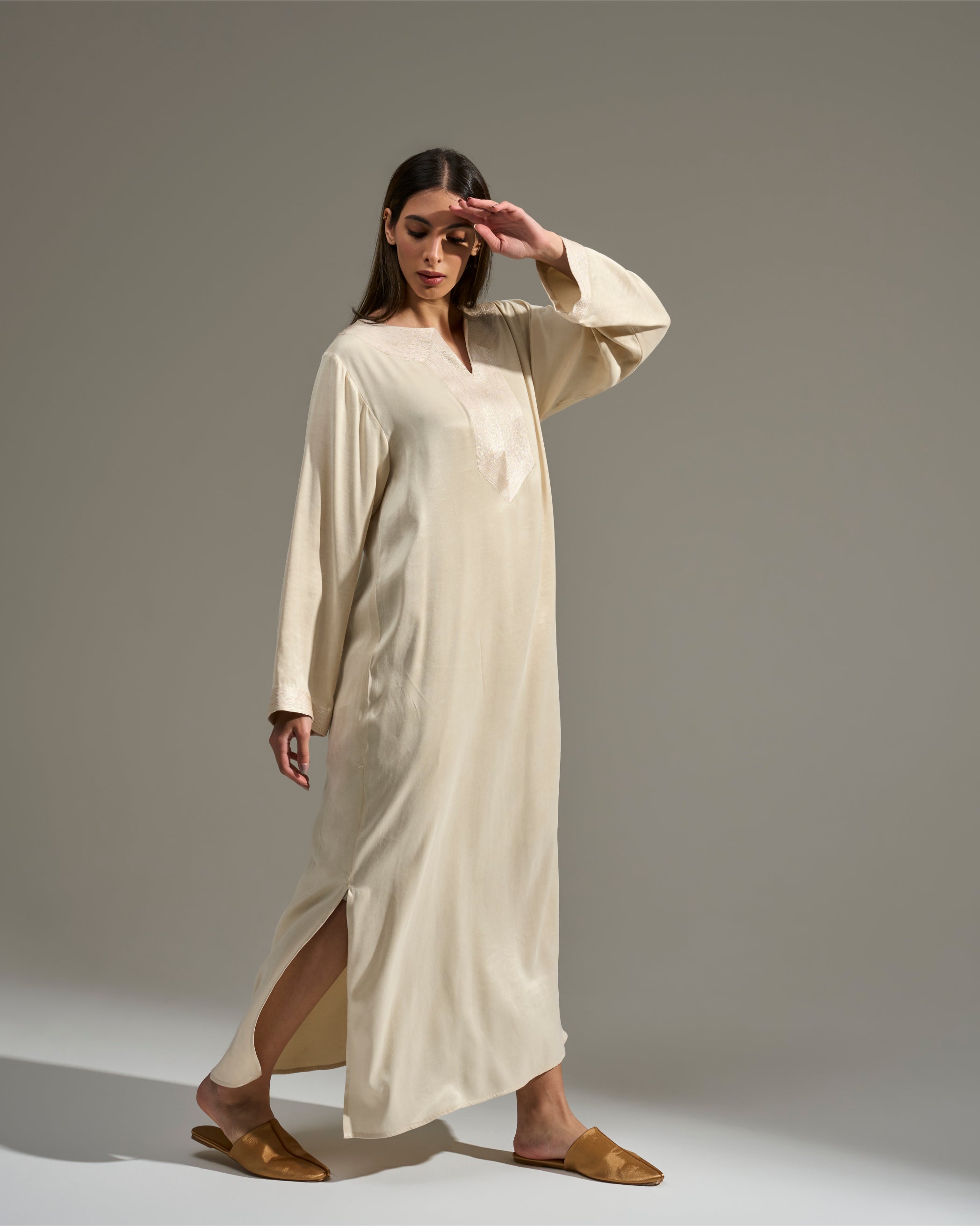 EMBROIDERED DRESS