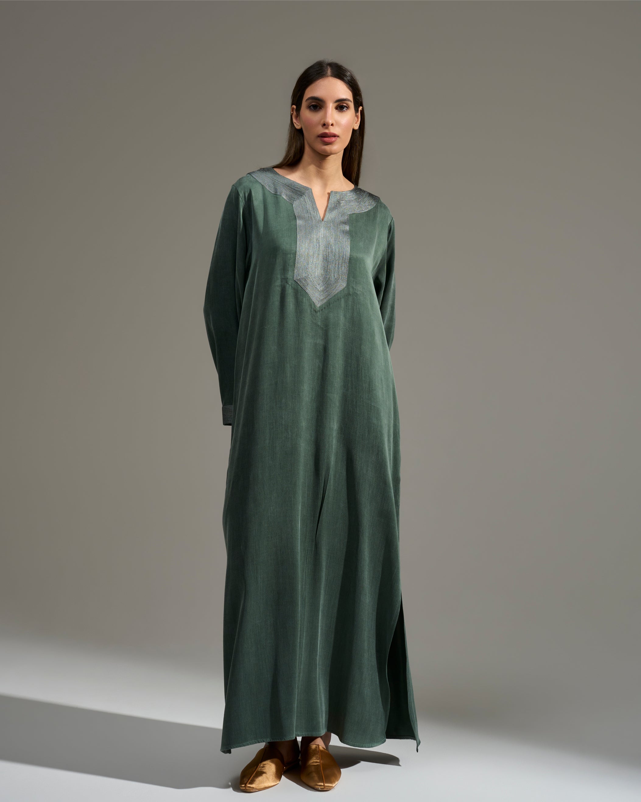 EMBROIDERED DRESS