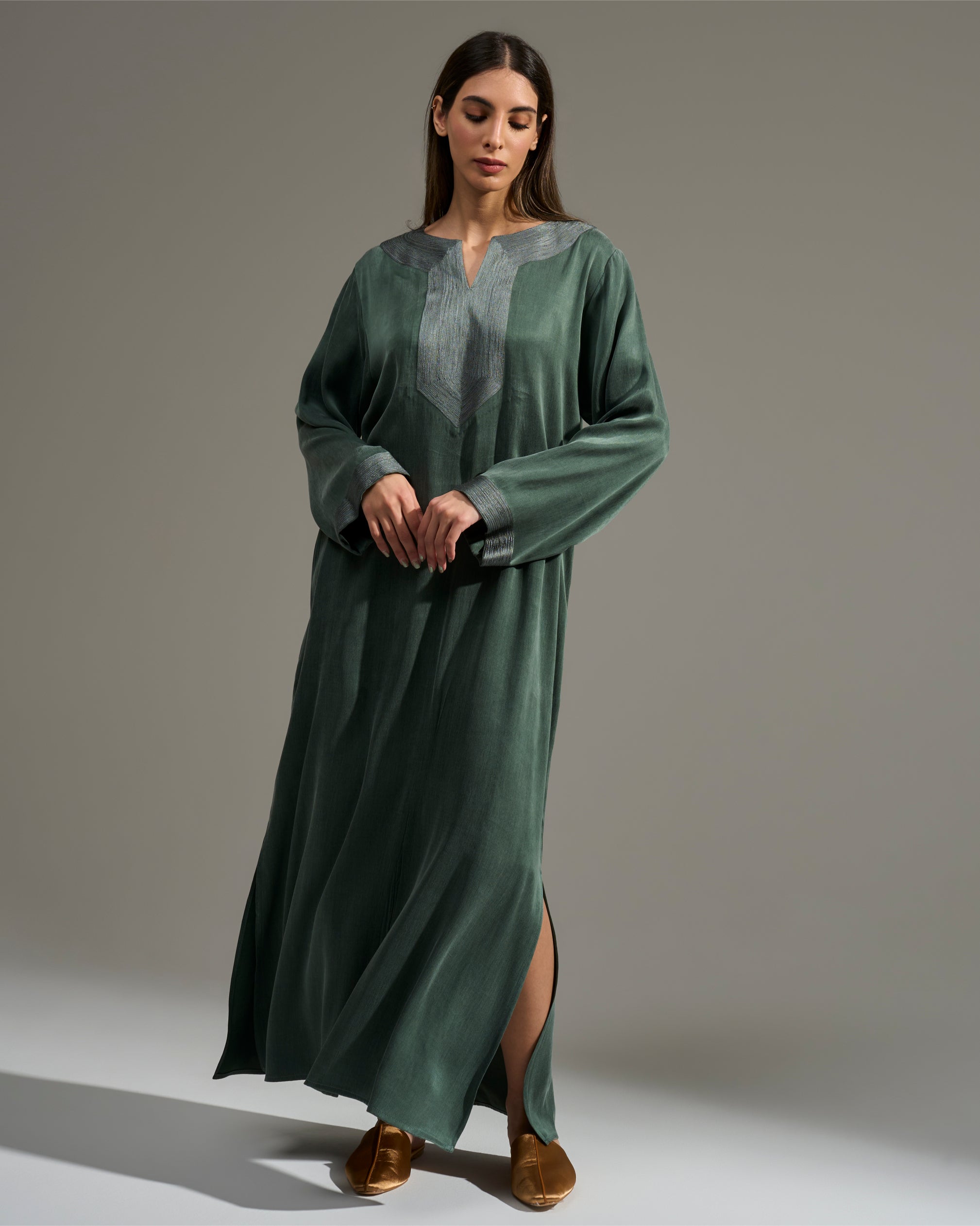 EMBROIDERED DRESS