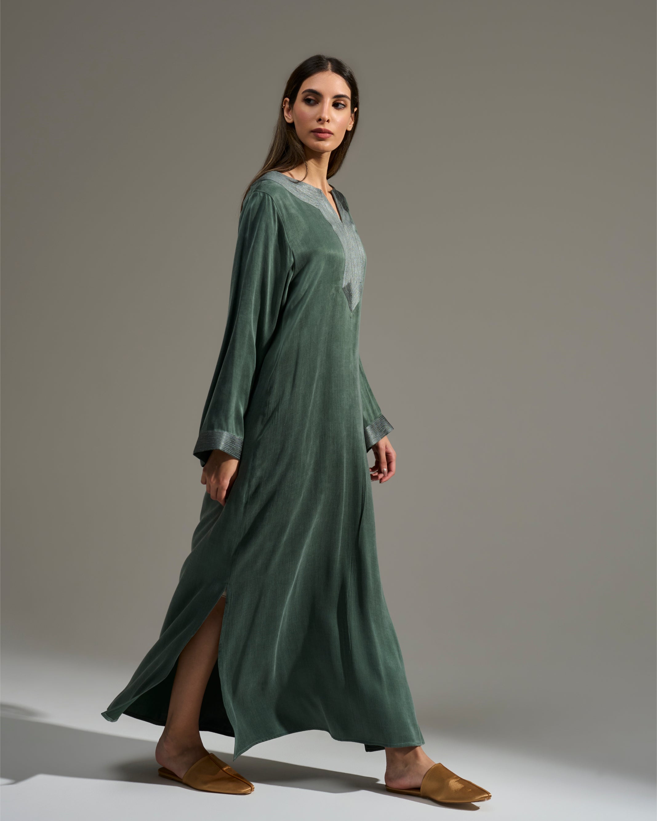 EMBROIDERED DRESS