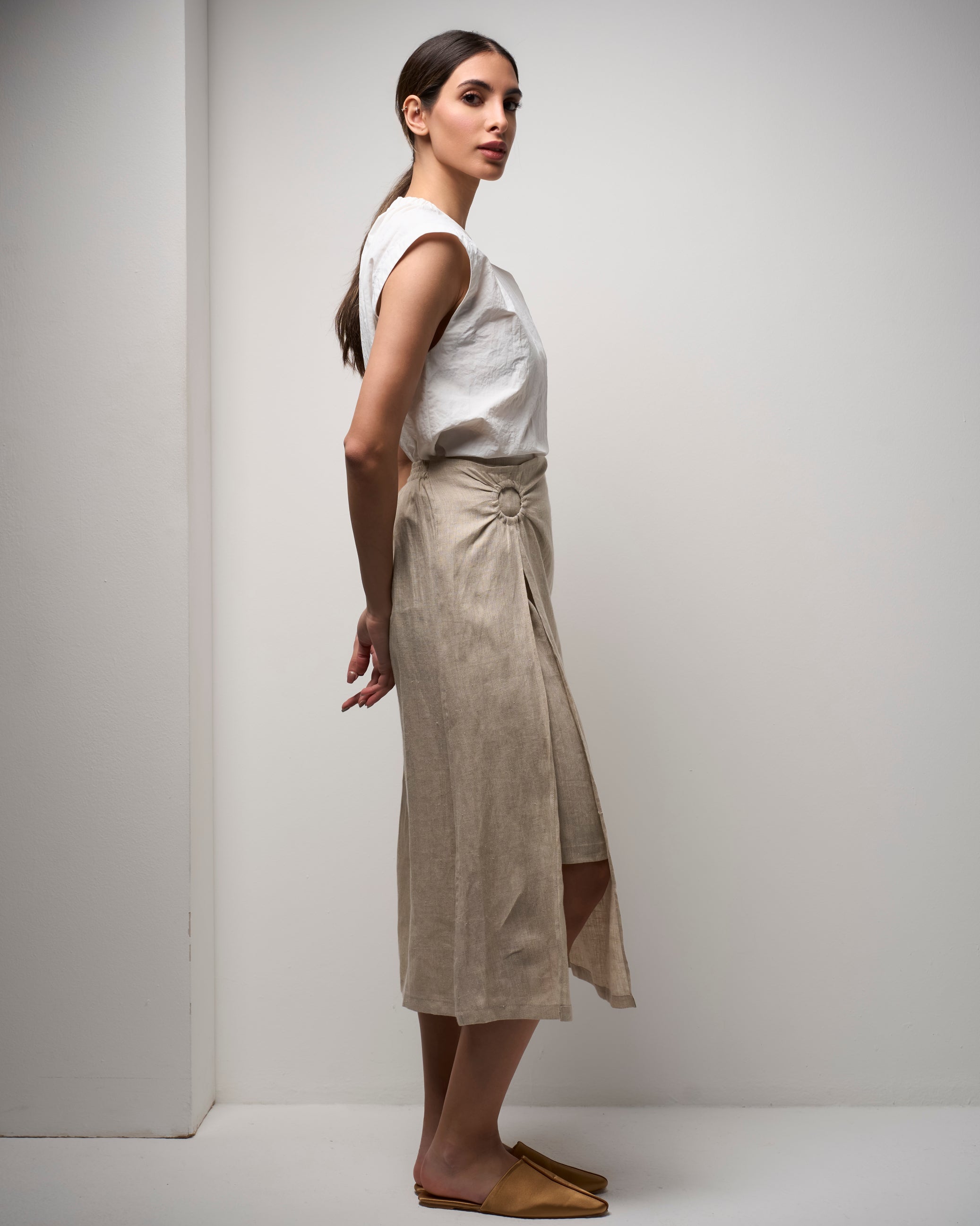 WRAP OVER RING SKIRT
