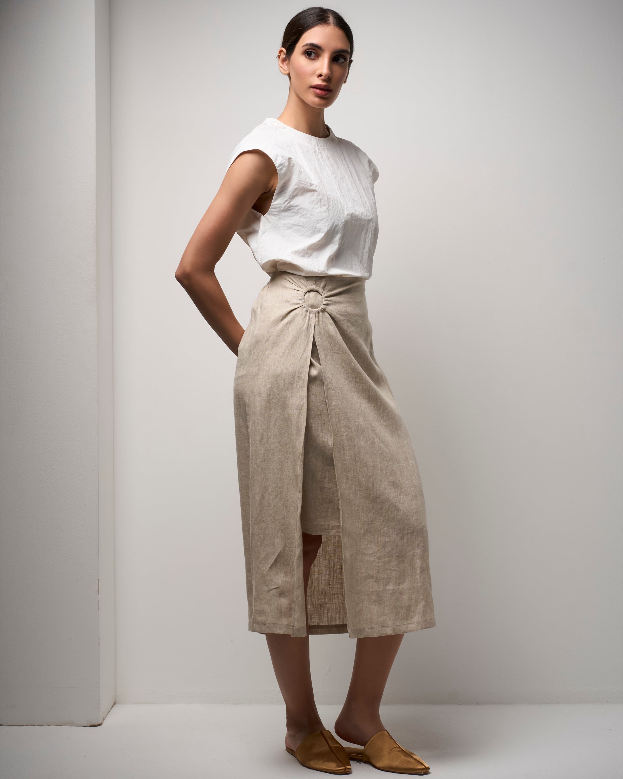 WRAP OVER RING SKIRT