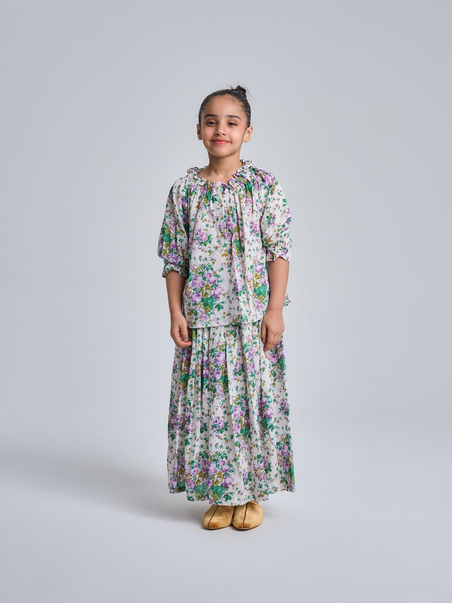 Kids 5- long sleeves +skirt 21C