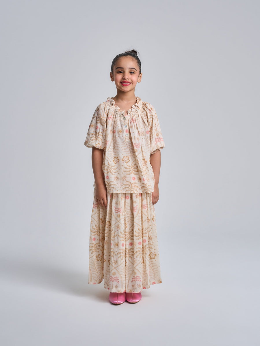 Kids 5- long sleeves +skirt 6A