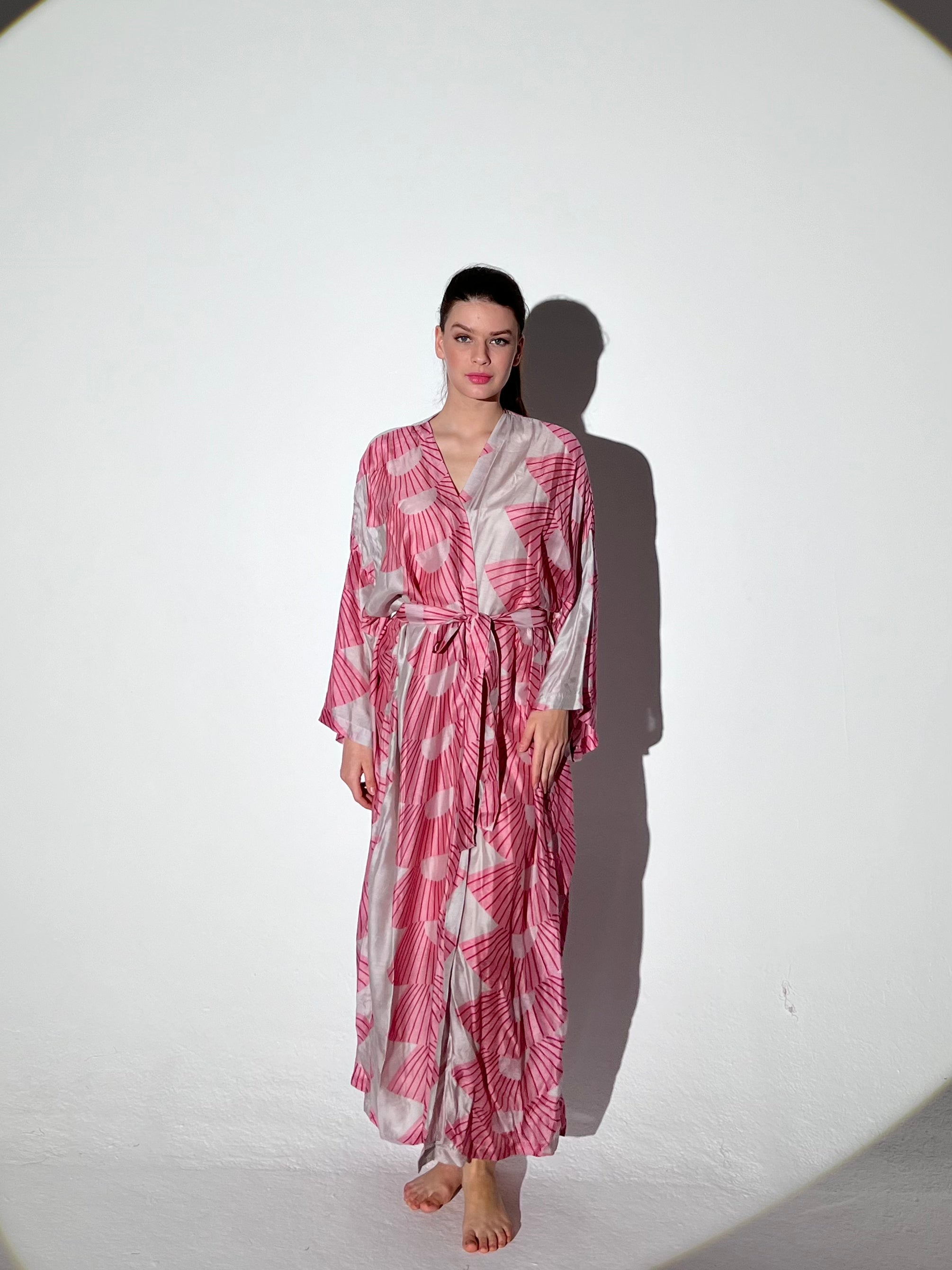 Bisht Pink Fan