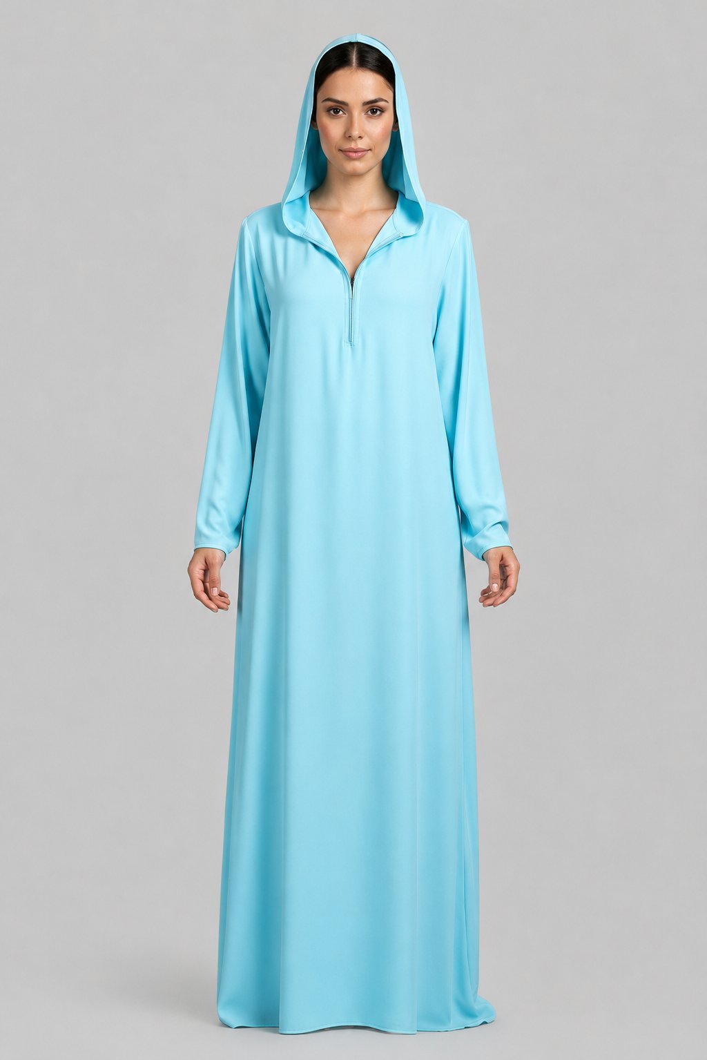 Hoody Silk Blue Bell