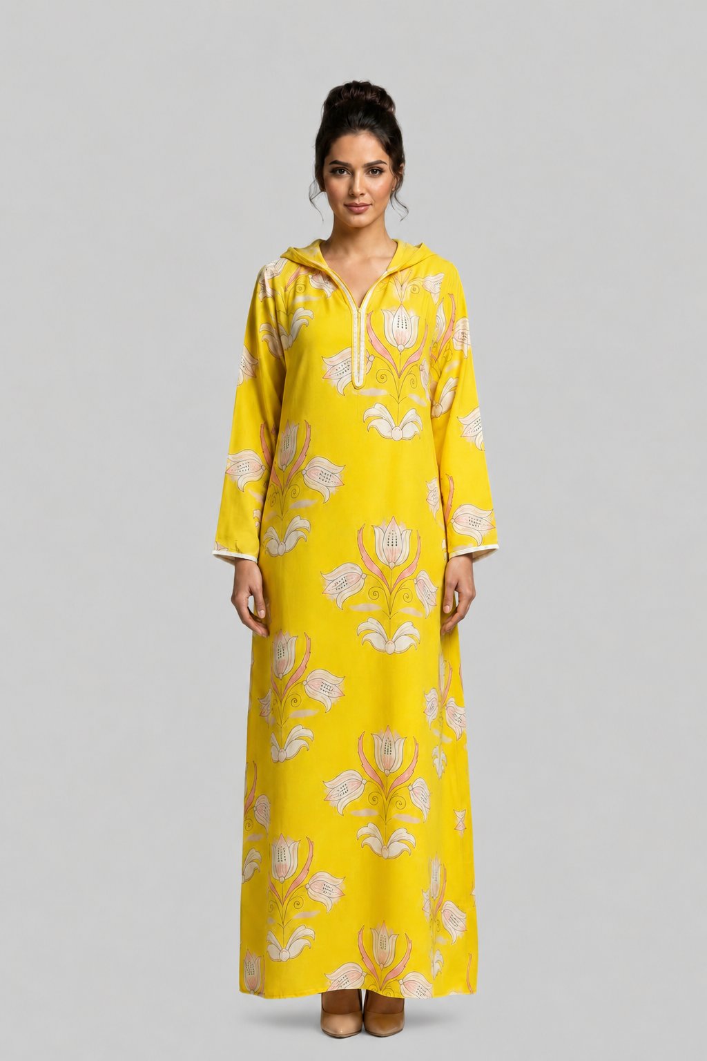 Hoody Silk Yellow Bell