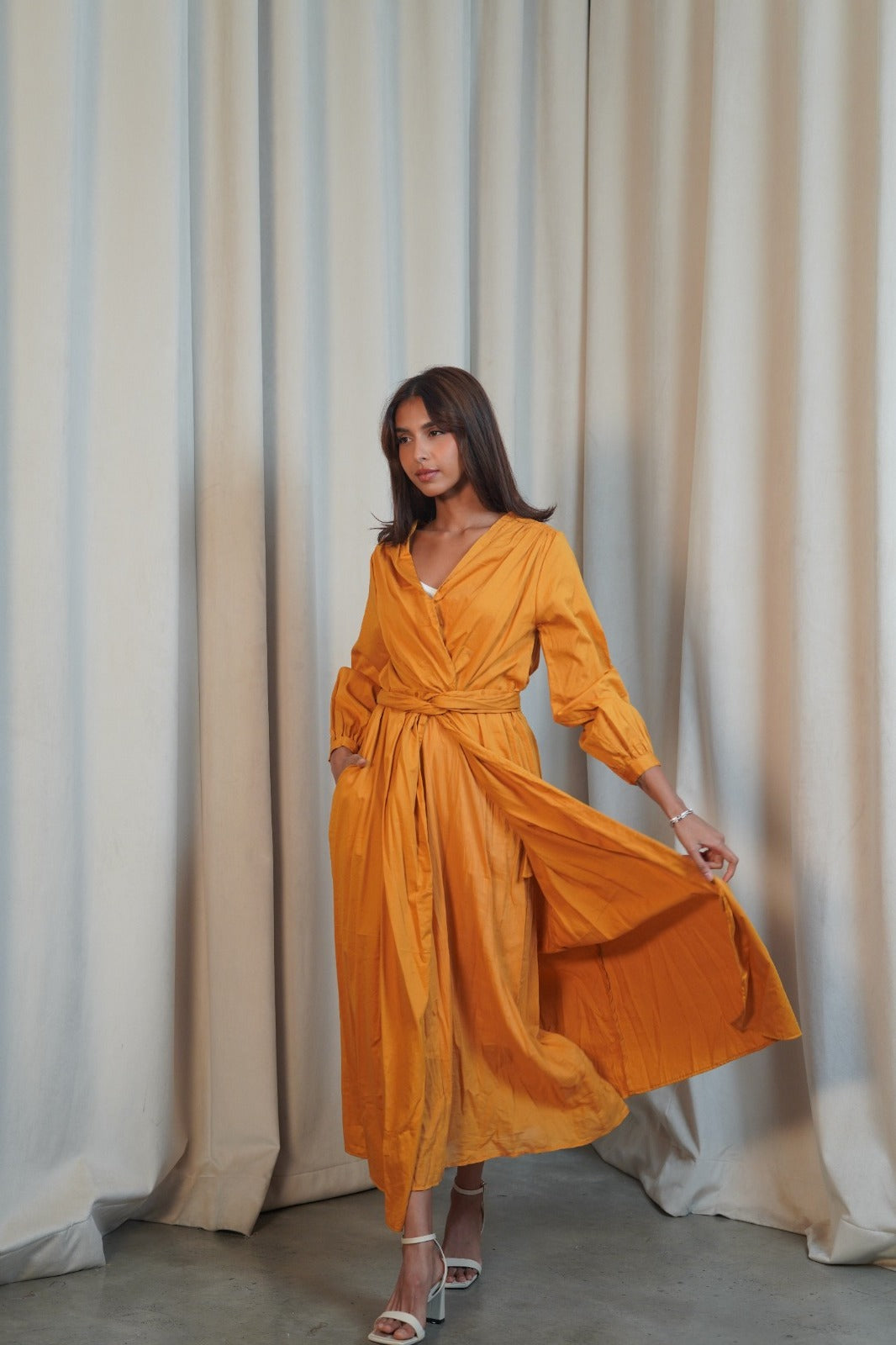 3 Flipped belt waist incha gold SAHARA