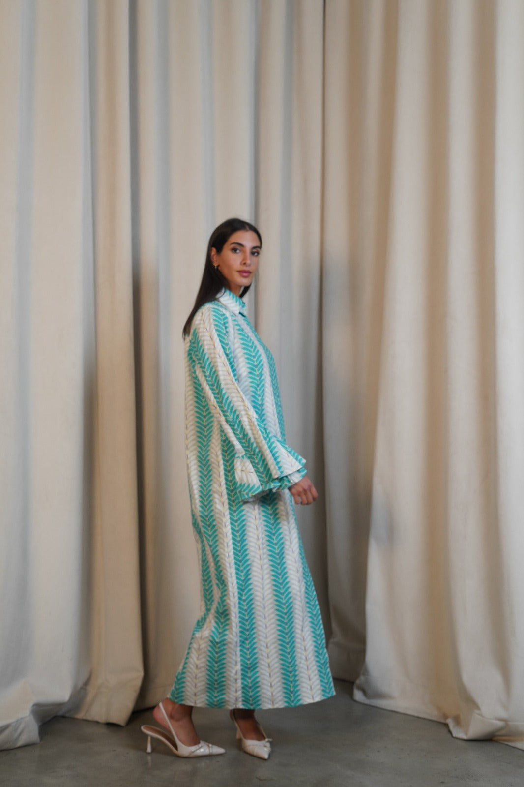 6 Plain Long Shirt 5C SAHARA