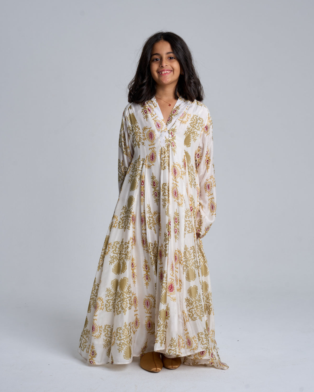 Kids 3-Curly hem LONG SLEEVES 17C