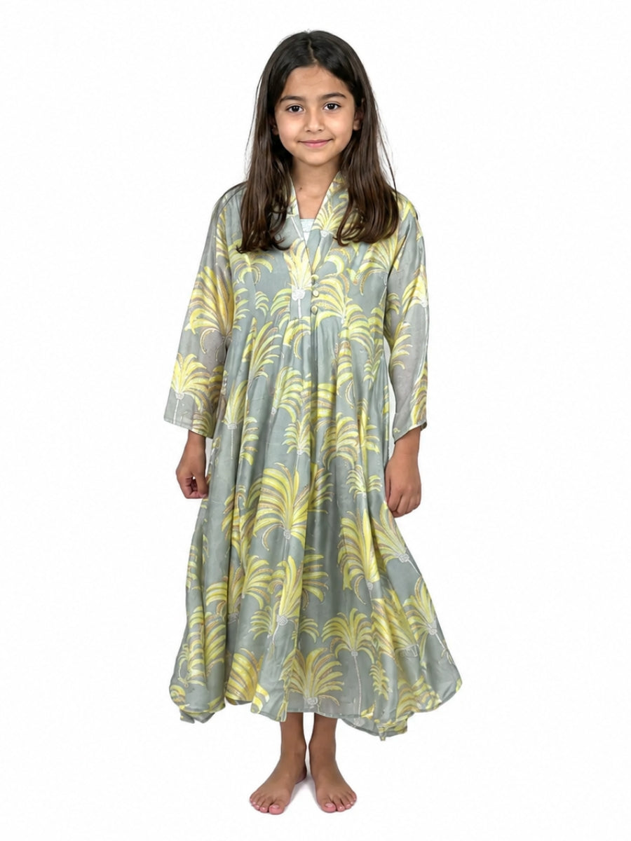 Kids 3- Curly hem LONG SLEEVES 7A