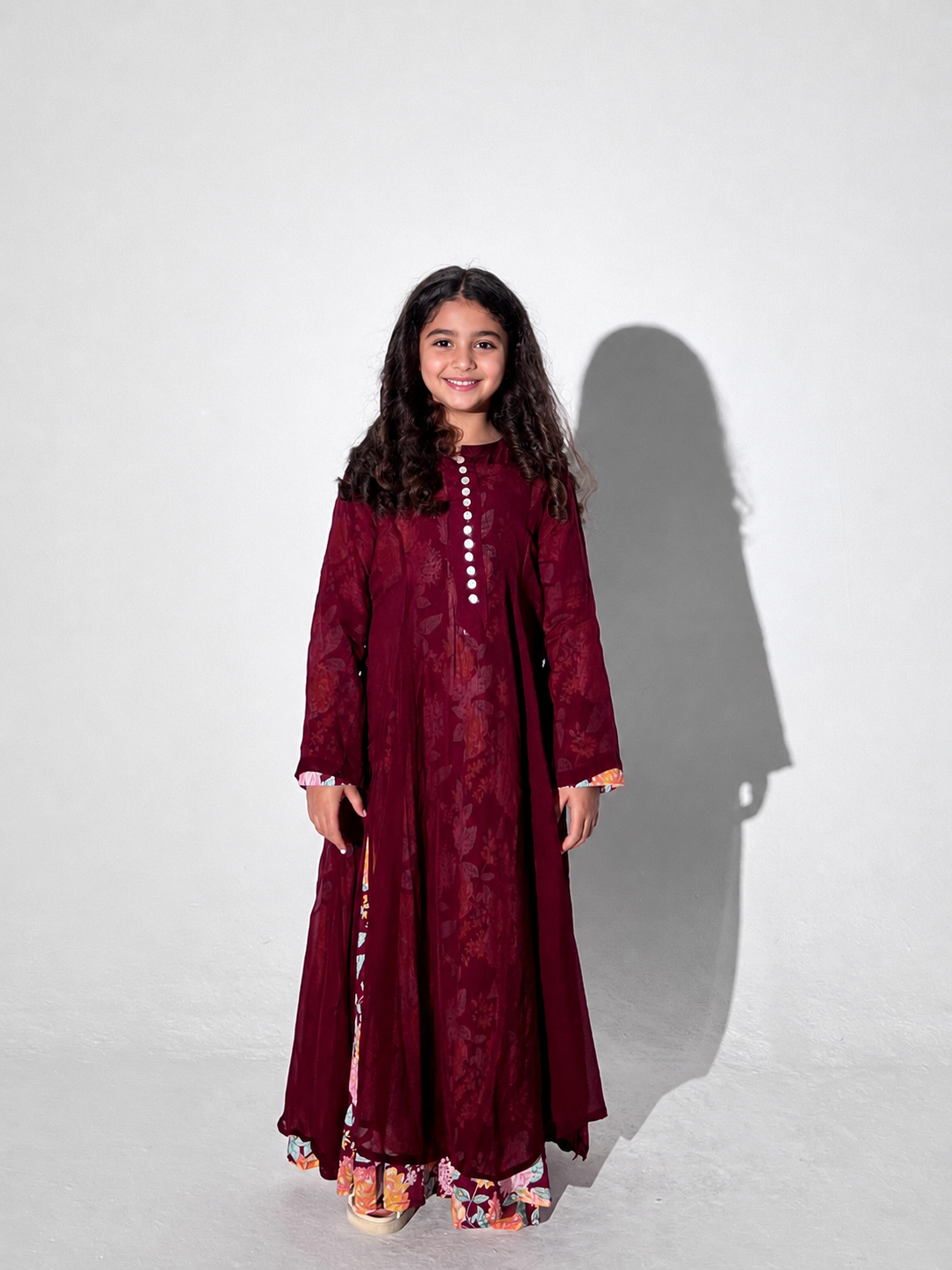 Kids 7 Double Button Dress 1A SAHARA