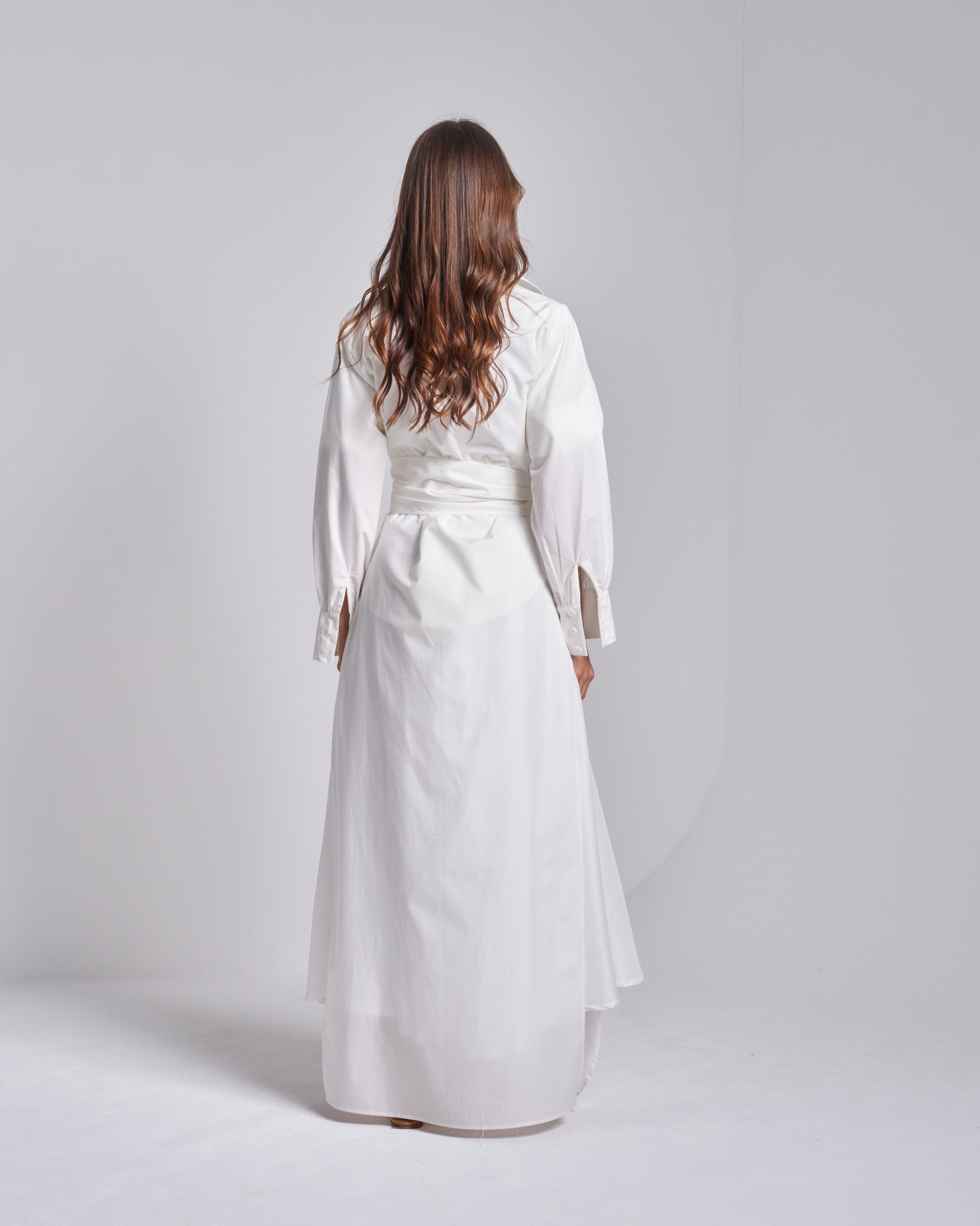 White Wrap Dress