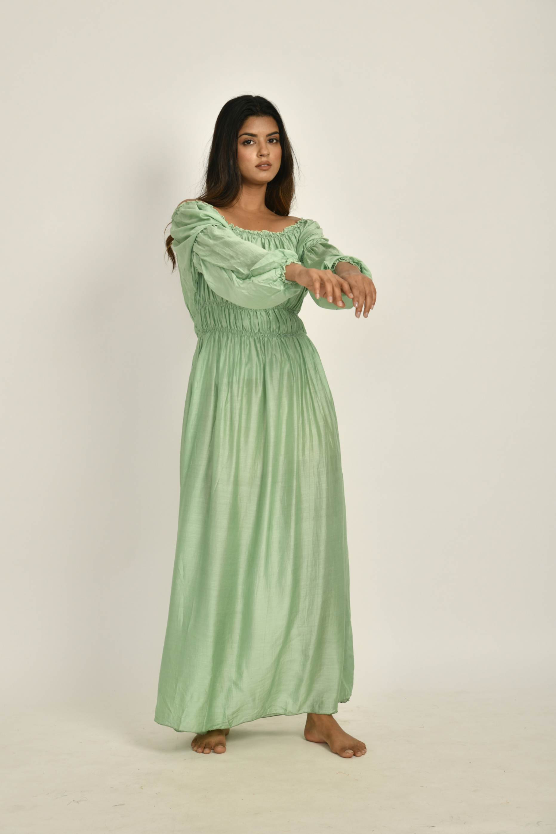 24-Greek style elastic Printed Jade