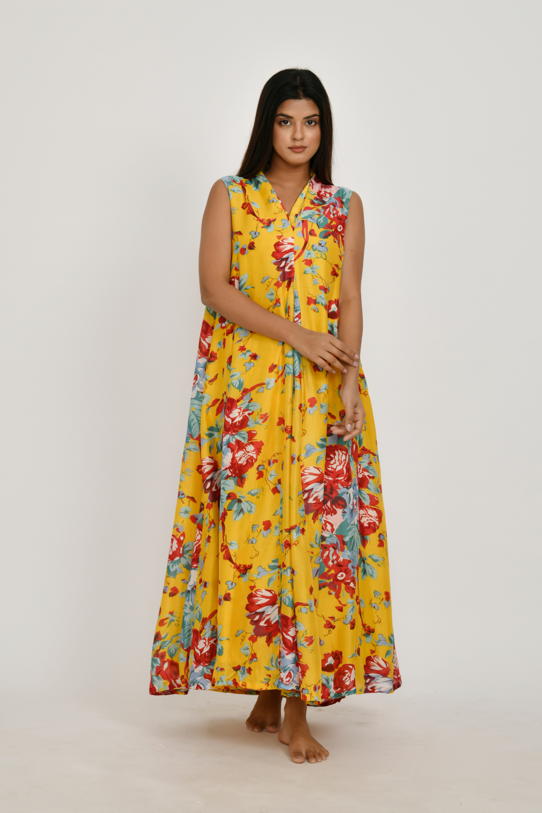 5 Silk Middle Cut Sleeveless 21b