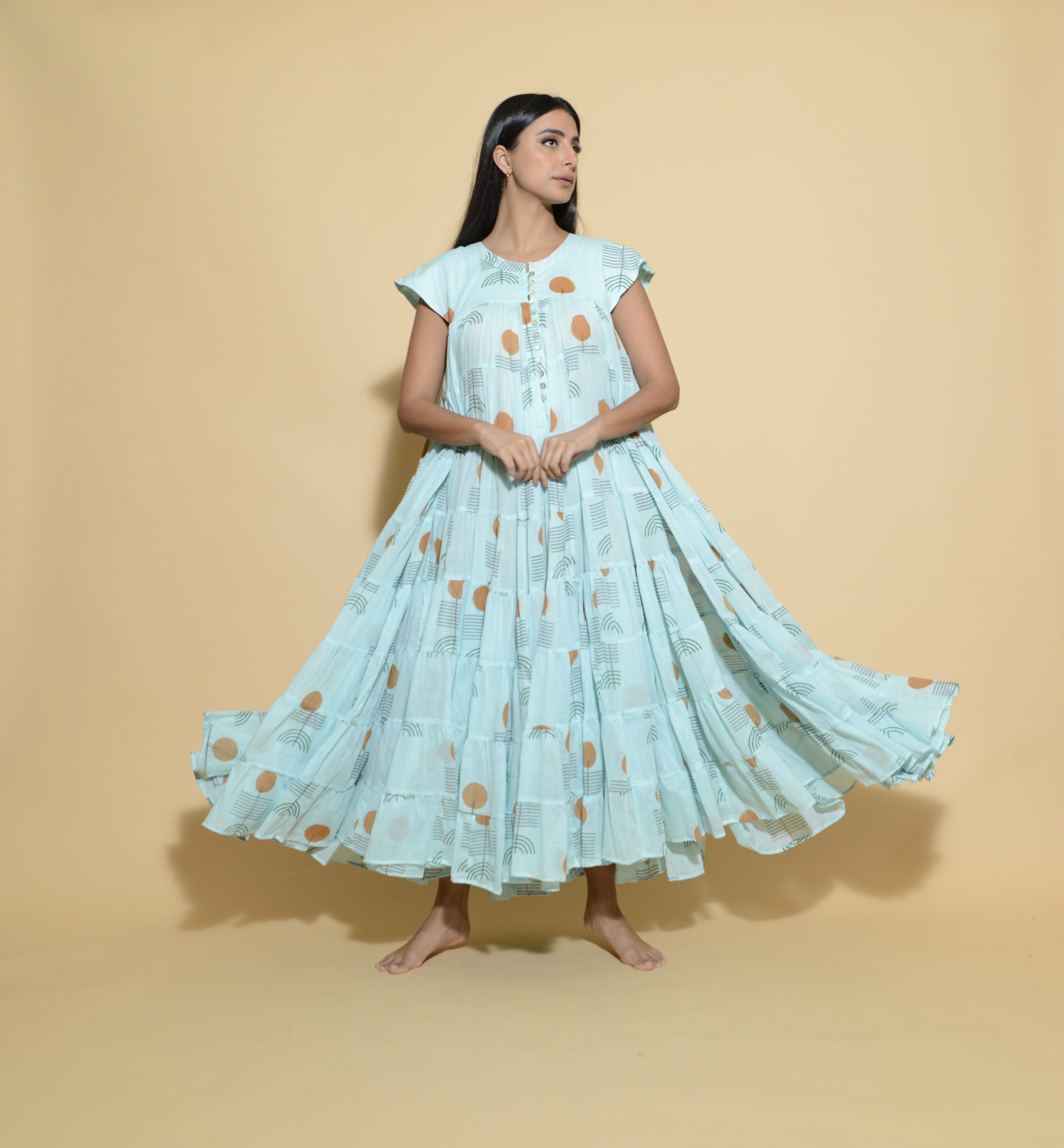 Layer Japanese Sleeves Aqua Trendy