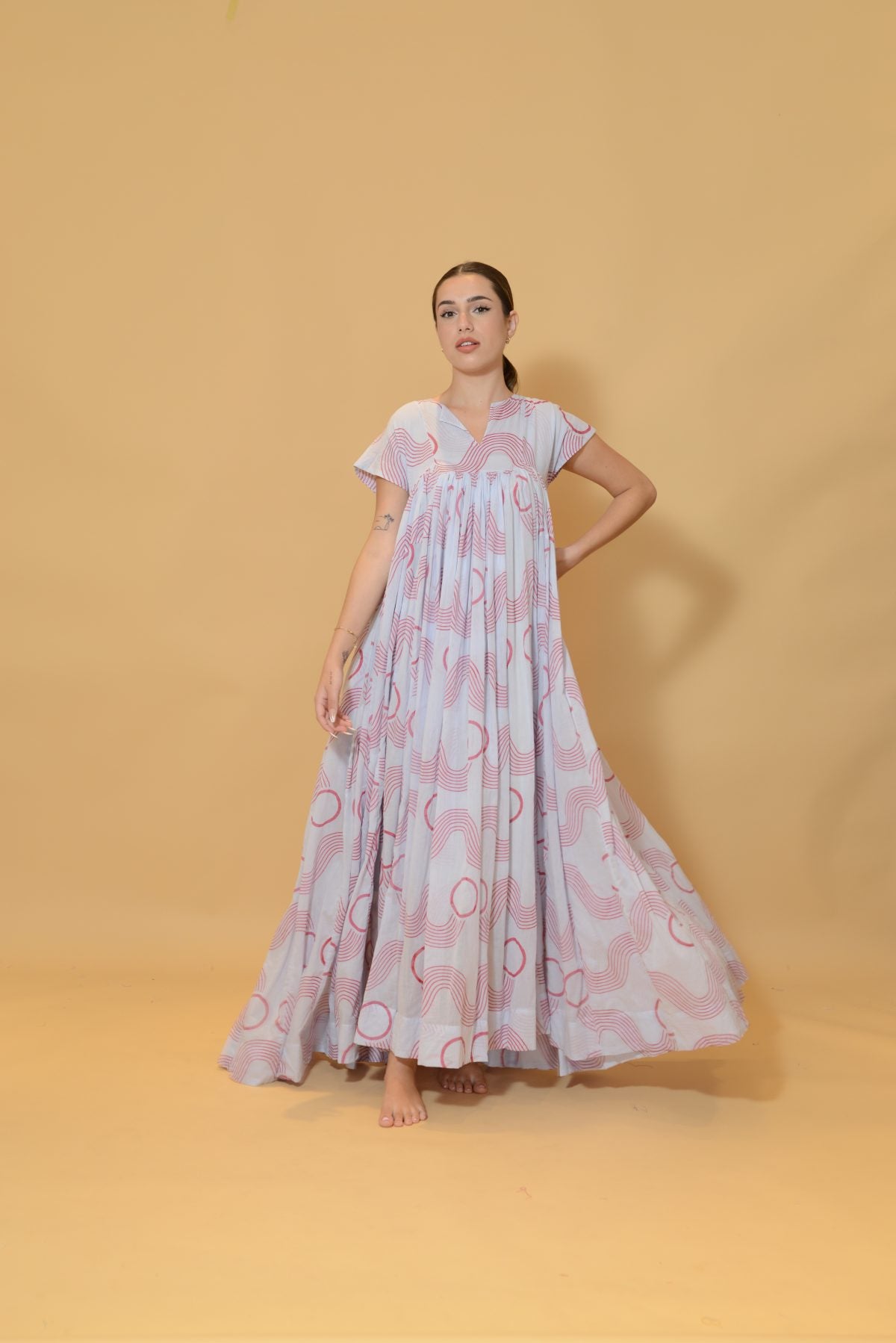 Starneck Japanese Sleeves Grey Waves