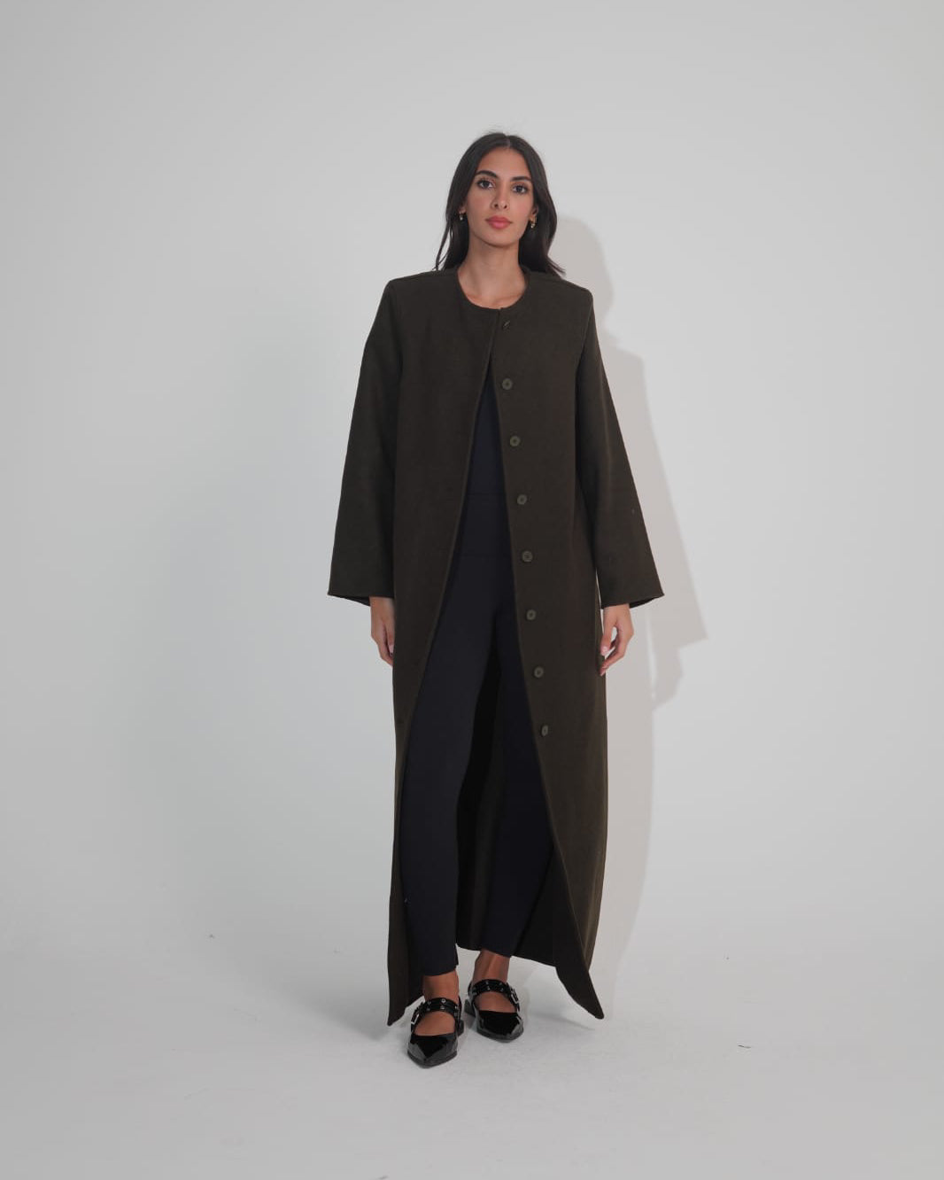 Full Button Long Jacket