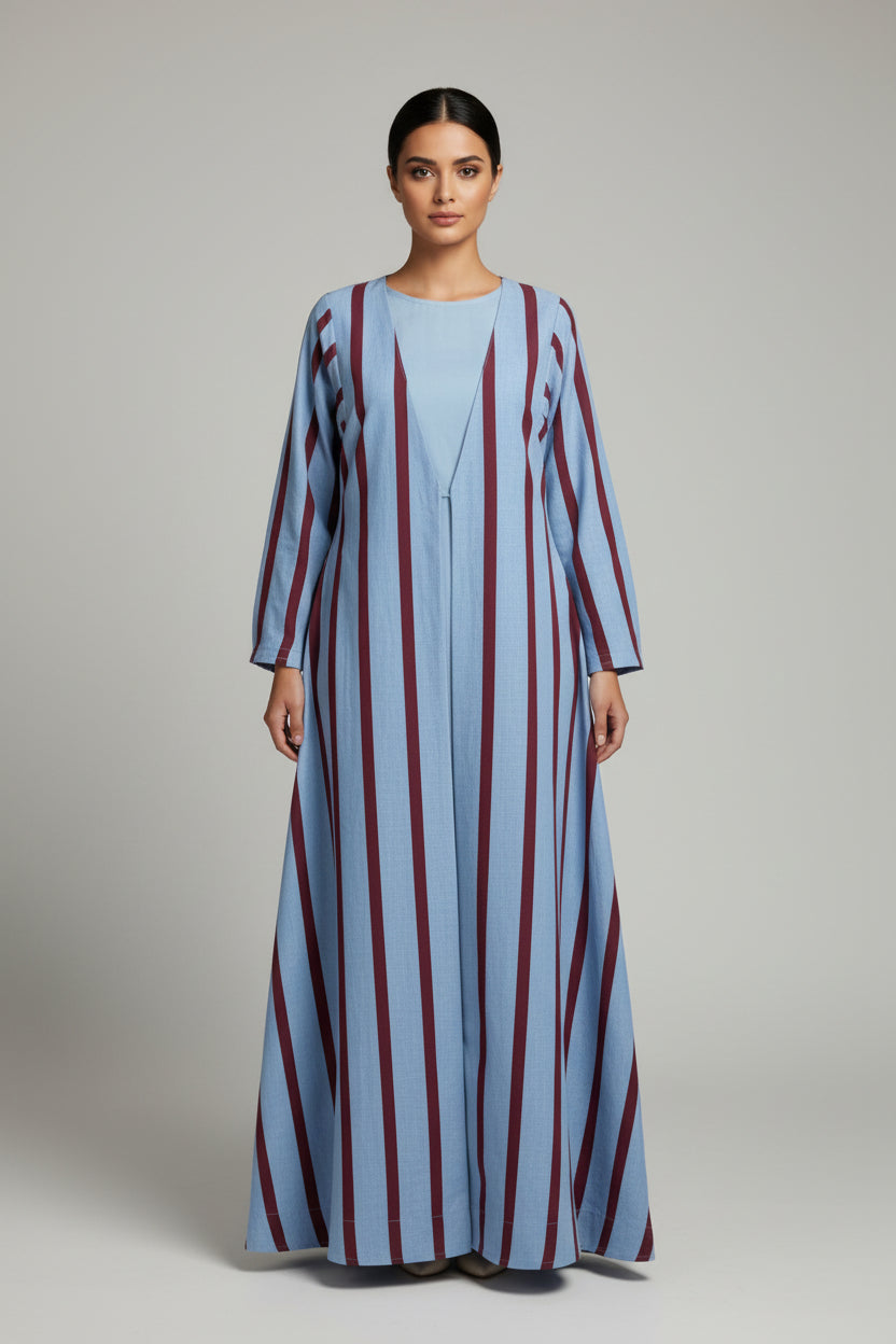 14 BISHT SET  LICHEN BLUE PERSIAN