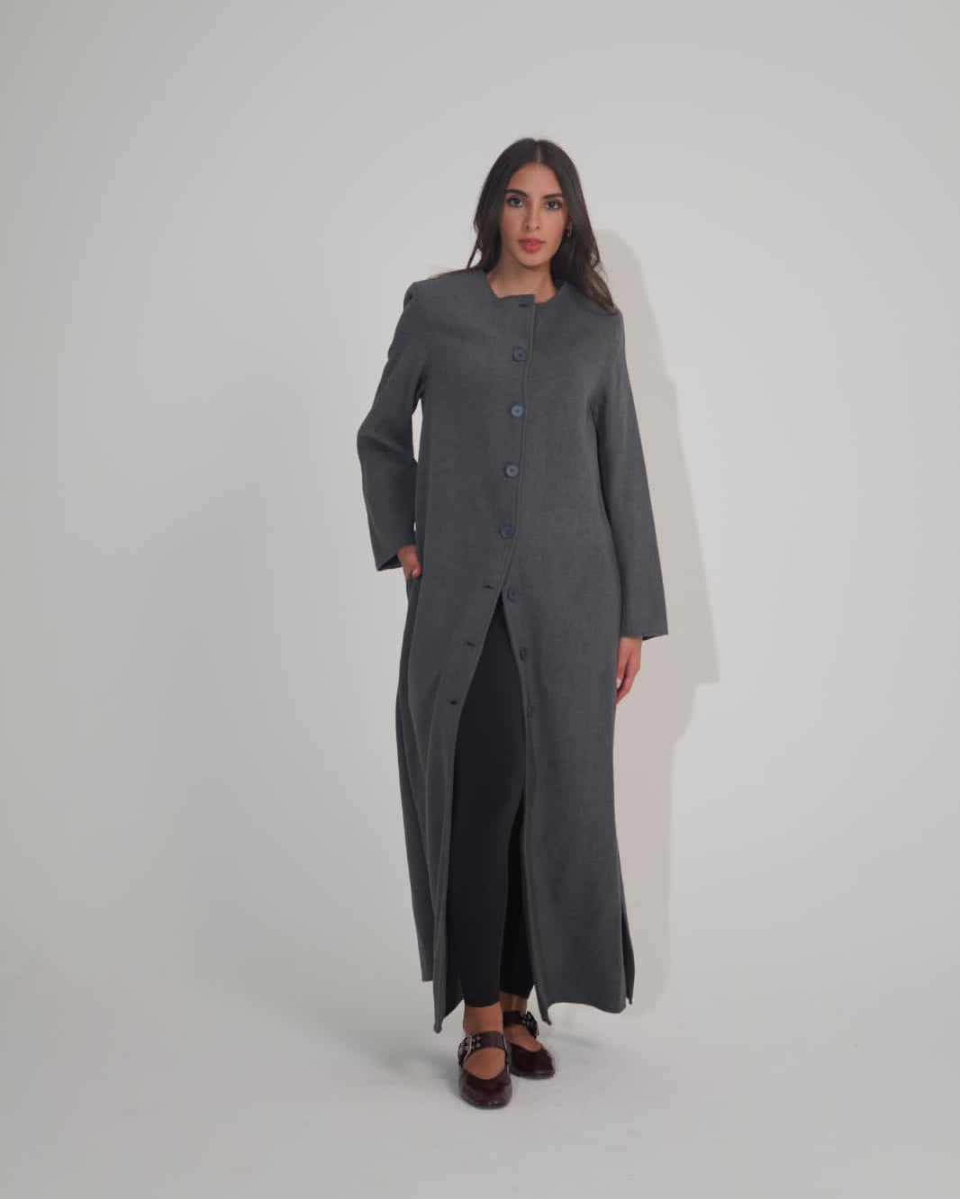 Full Button Long Jacket