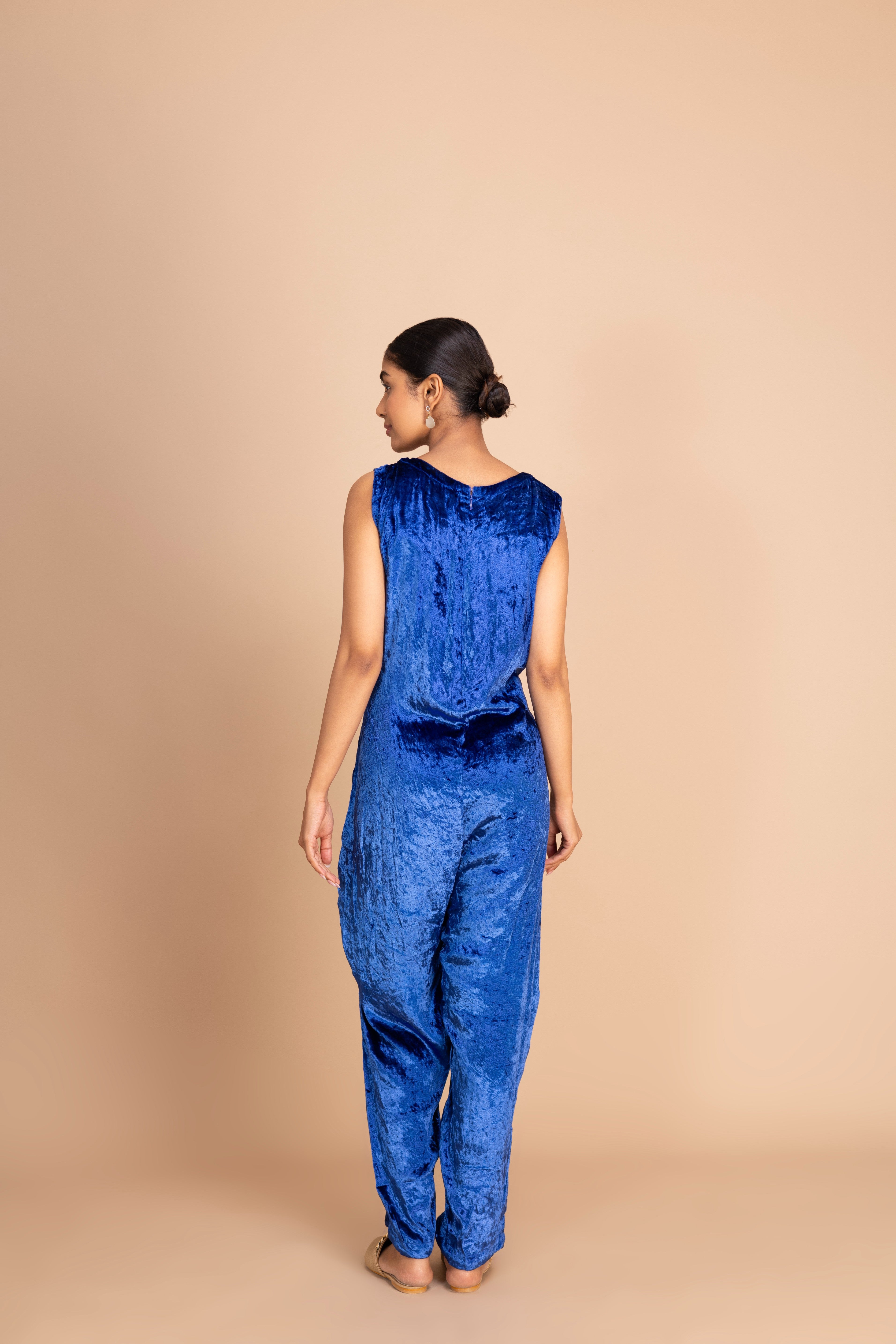 11 BISHT VELVET JUMPSUIT 12C PERSIAN