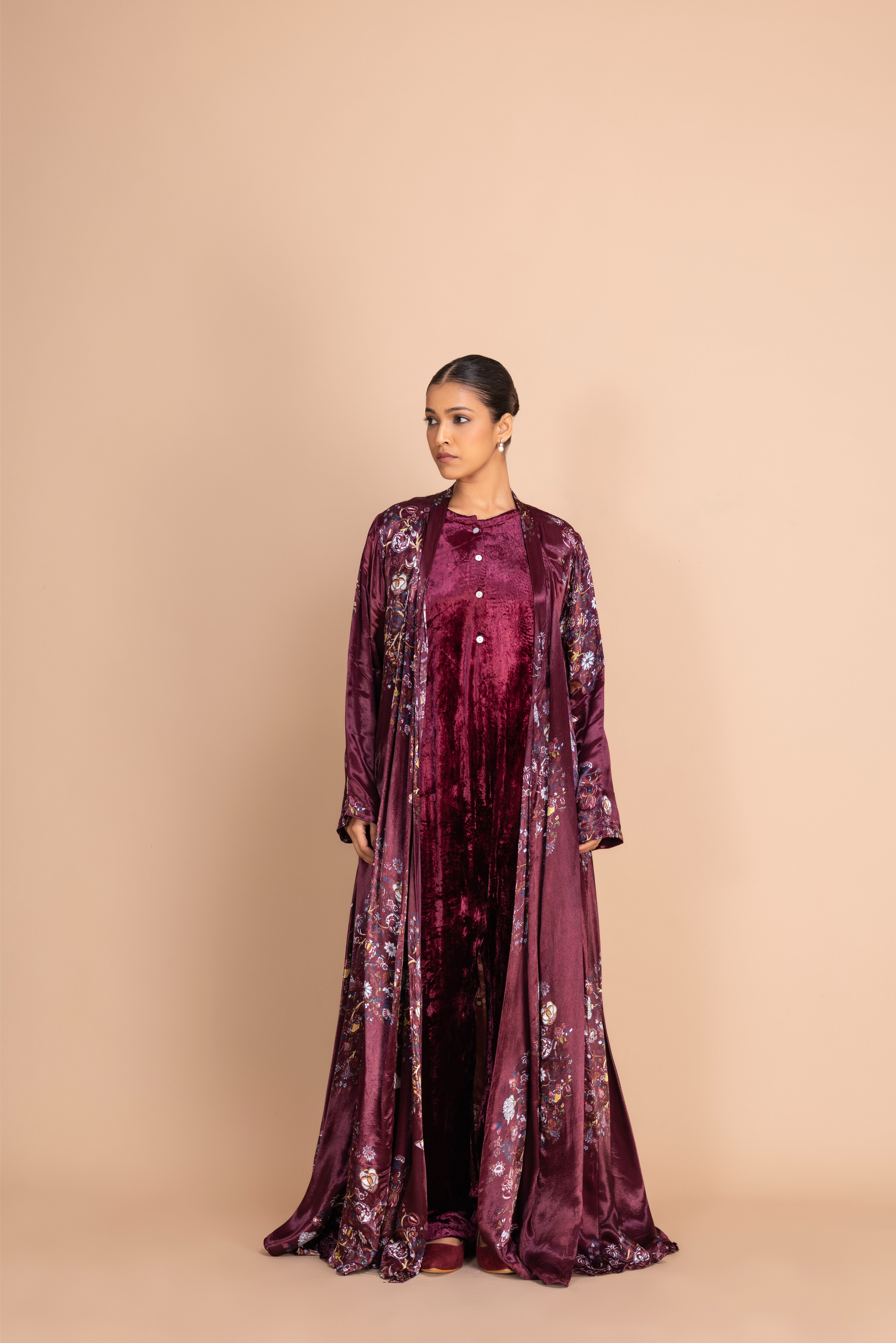 11 BISHT VELVET JUMPSUIT 12B PERSIAN